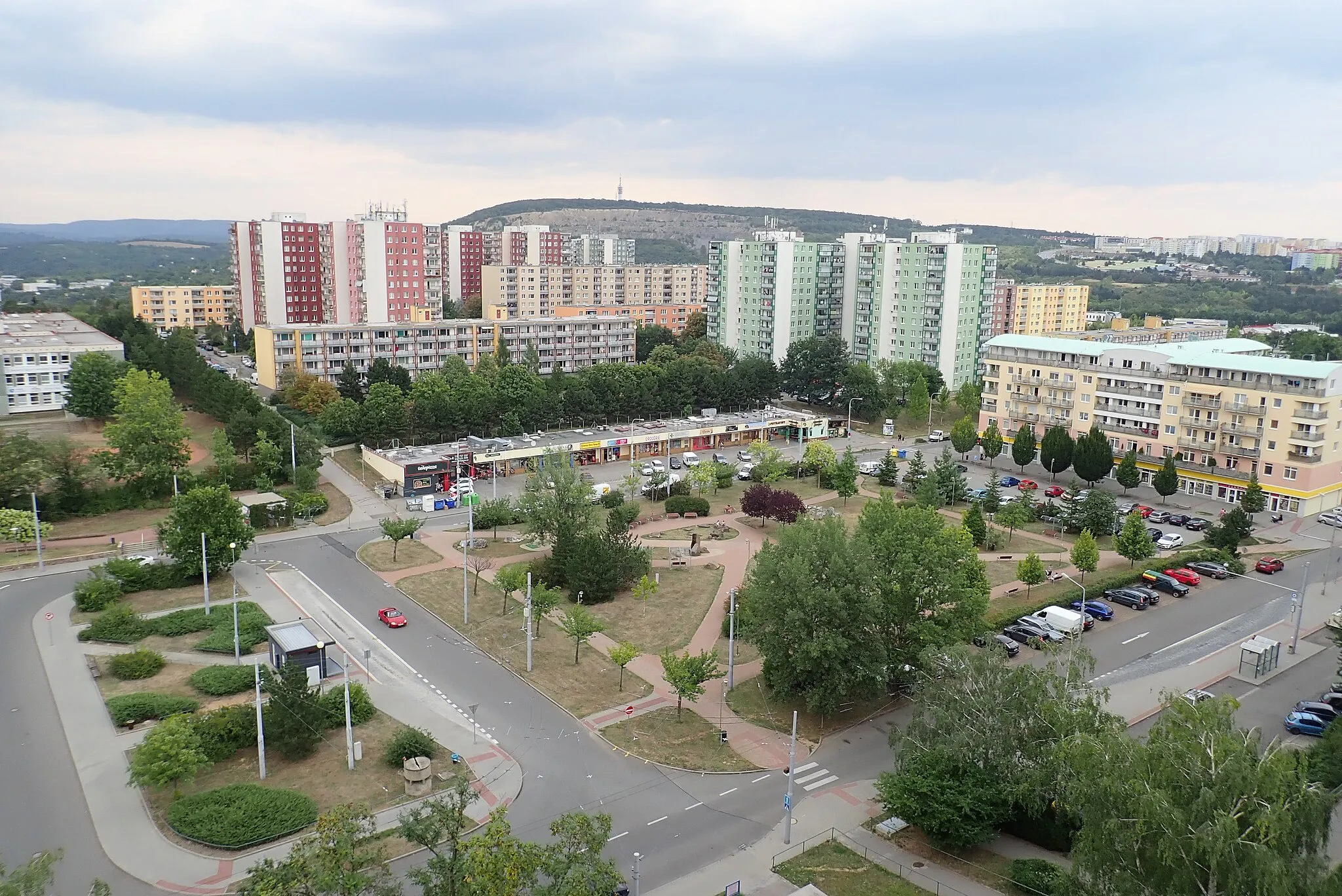 Photo showing: Pohled na Pálavské náměstí