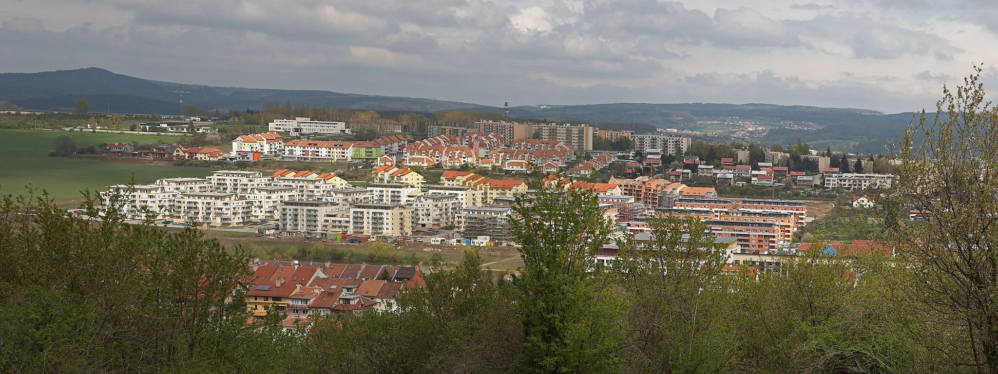 Photo showing: New buildings in Brno Medlánky