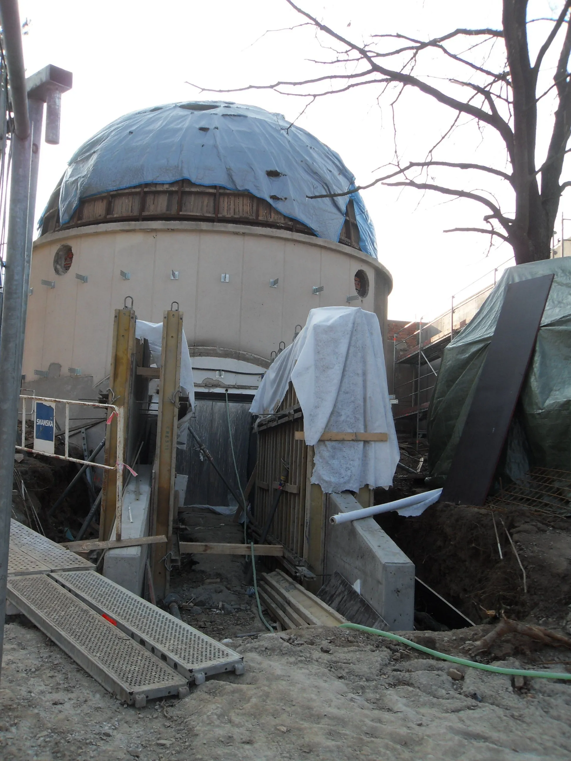 Photo showing: Reconstruction of Observatory and Planetarium in Brno, Brno, Czech Republic