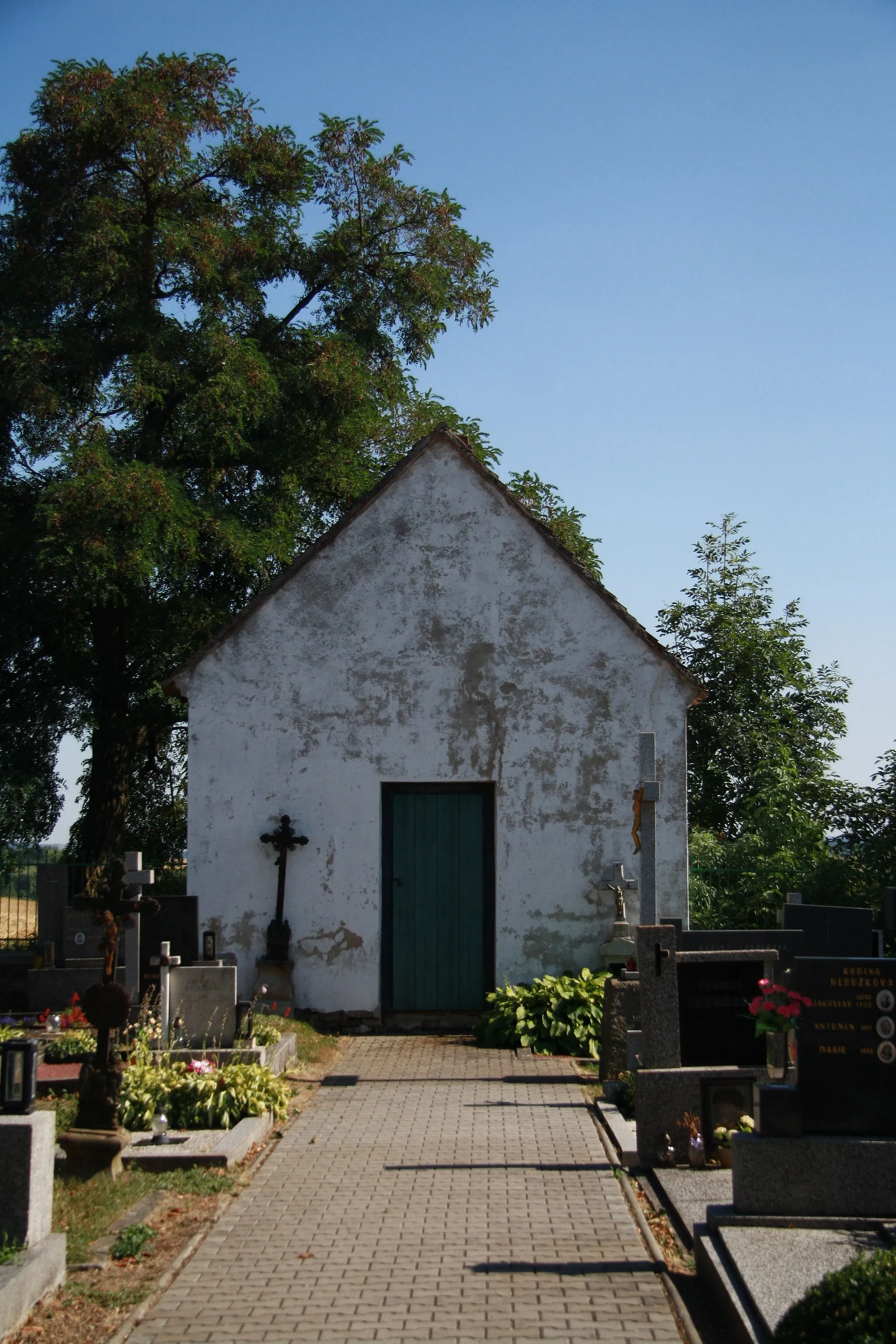 Photo showing: Mortuary in Jackov, Moravské Budějovice, Třebíč District.