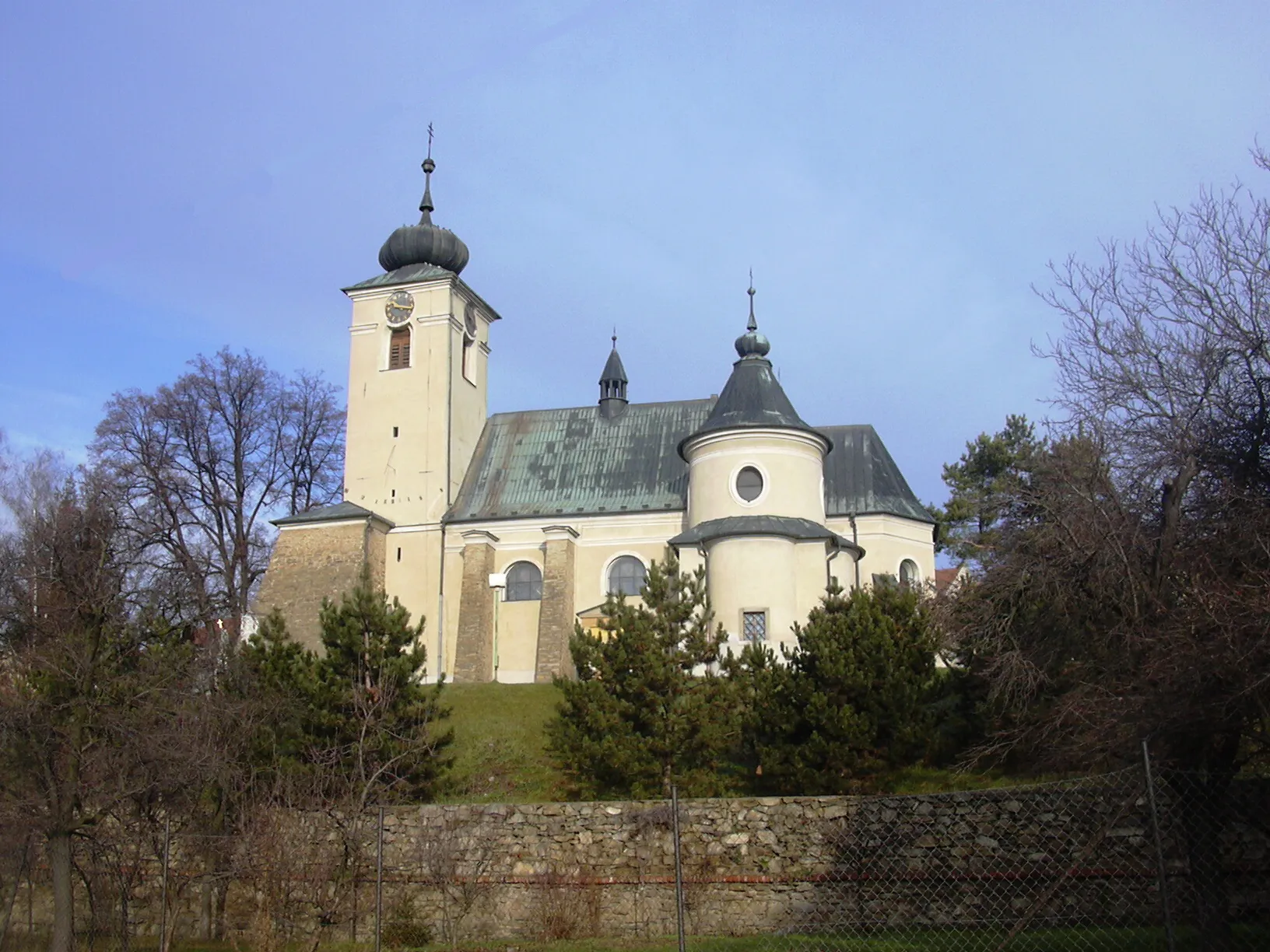 Photo showing: Kostel sv. Vavřince / St. Lawrence Church, Drnovice 09 (Vyškov District, Czech Republic)