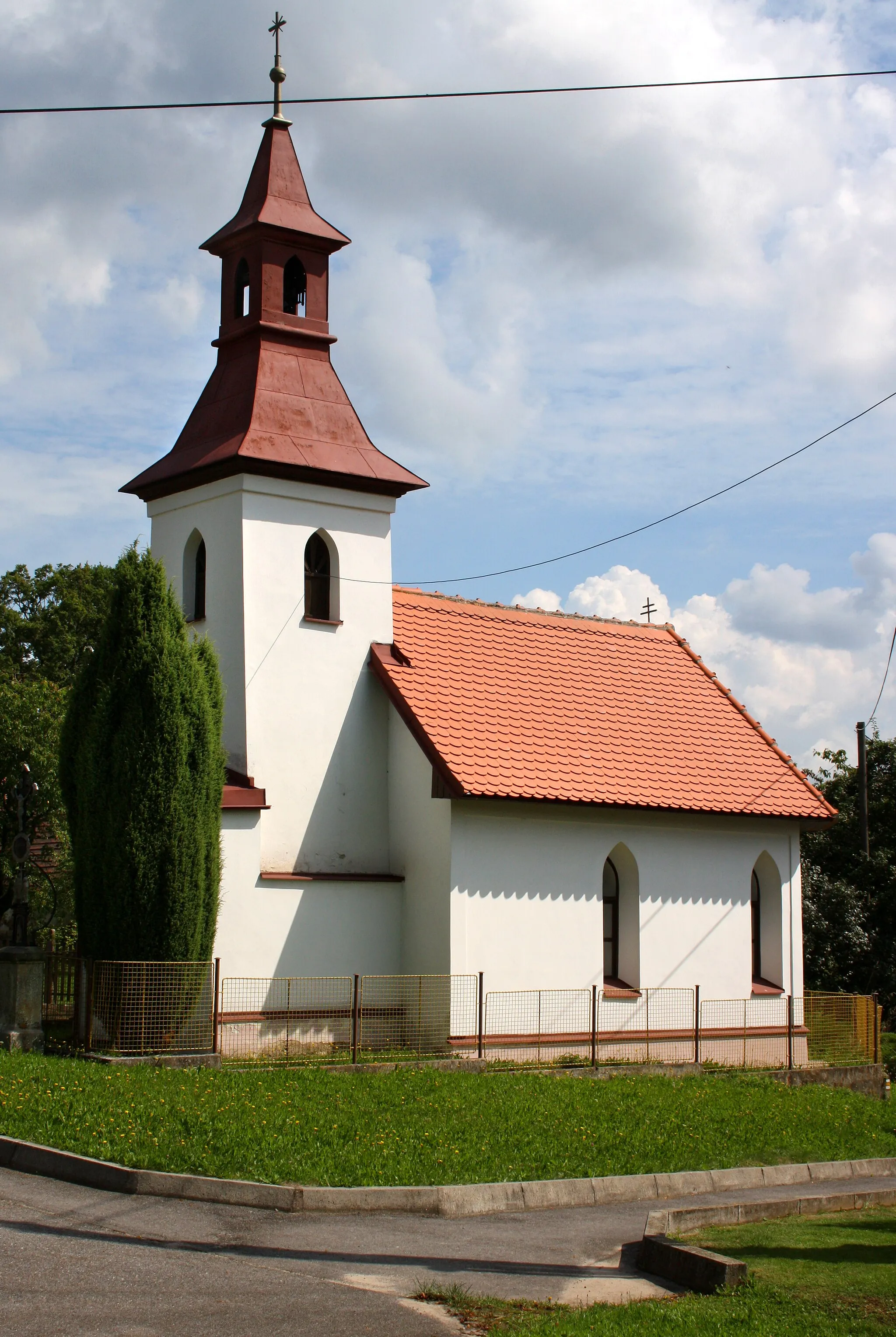 Photo showing: Chapel in Útěchovičky, part of Pelhřimov, Czech Republic