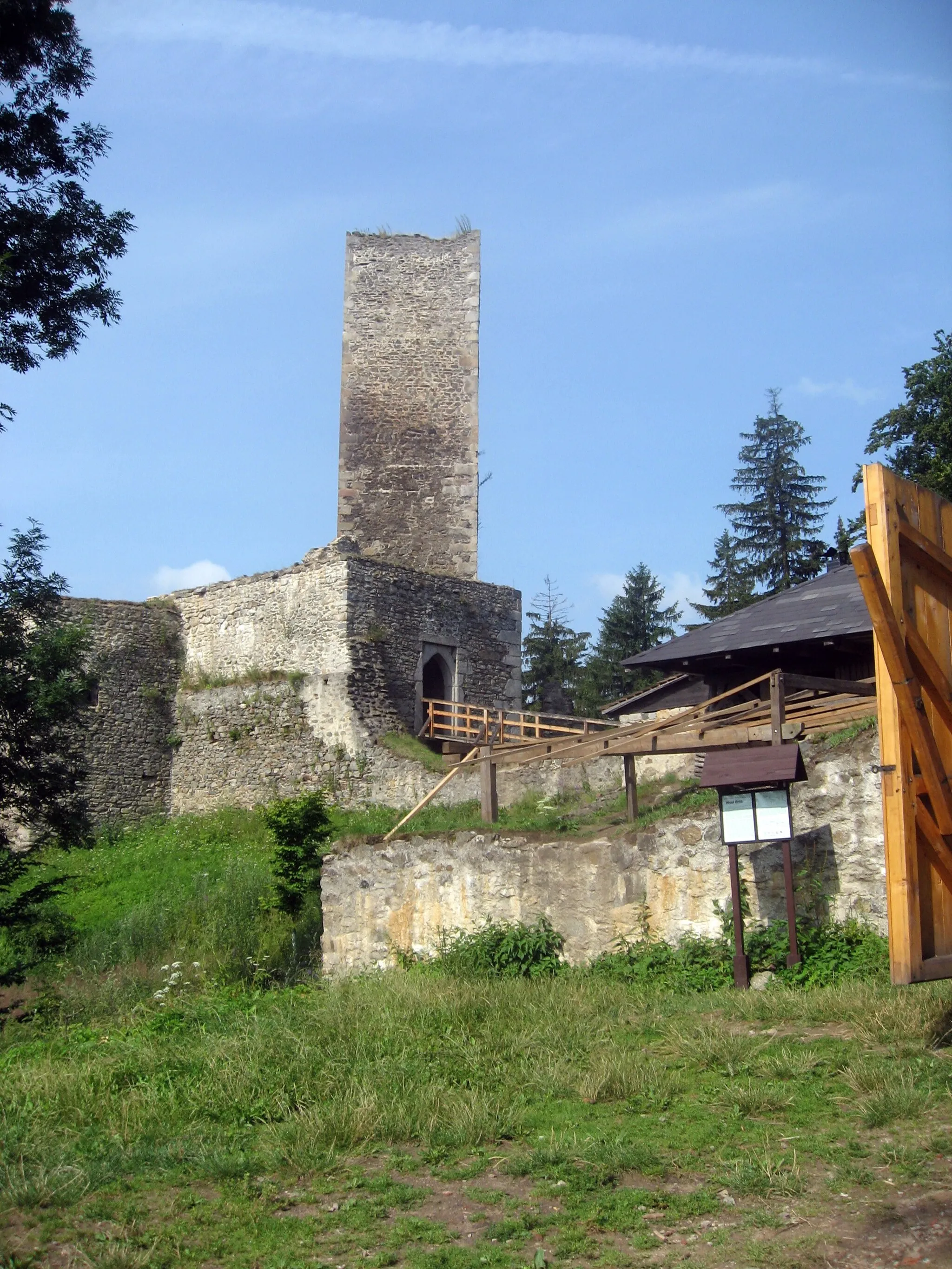 Photo showing: Zřícenina hradu Orlík