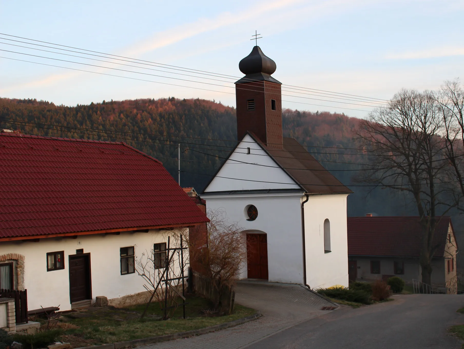 Photo showing: Chlébské, okres Žďár nad Sázavou, kaple sv. Jana Křtitele