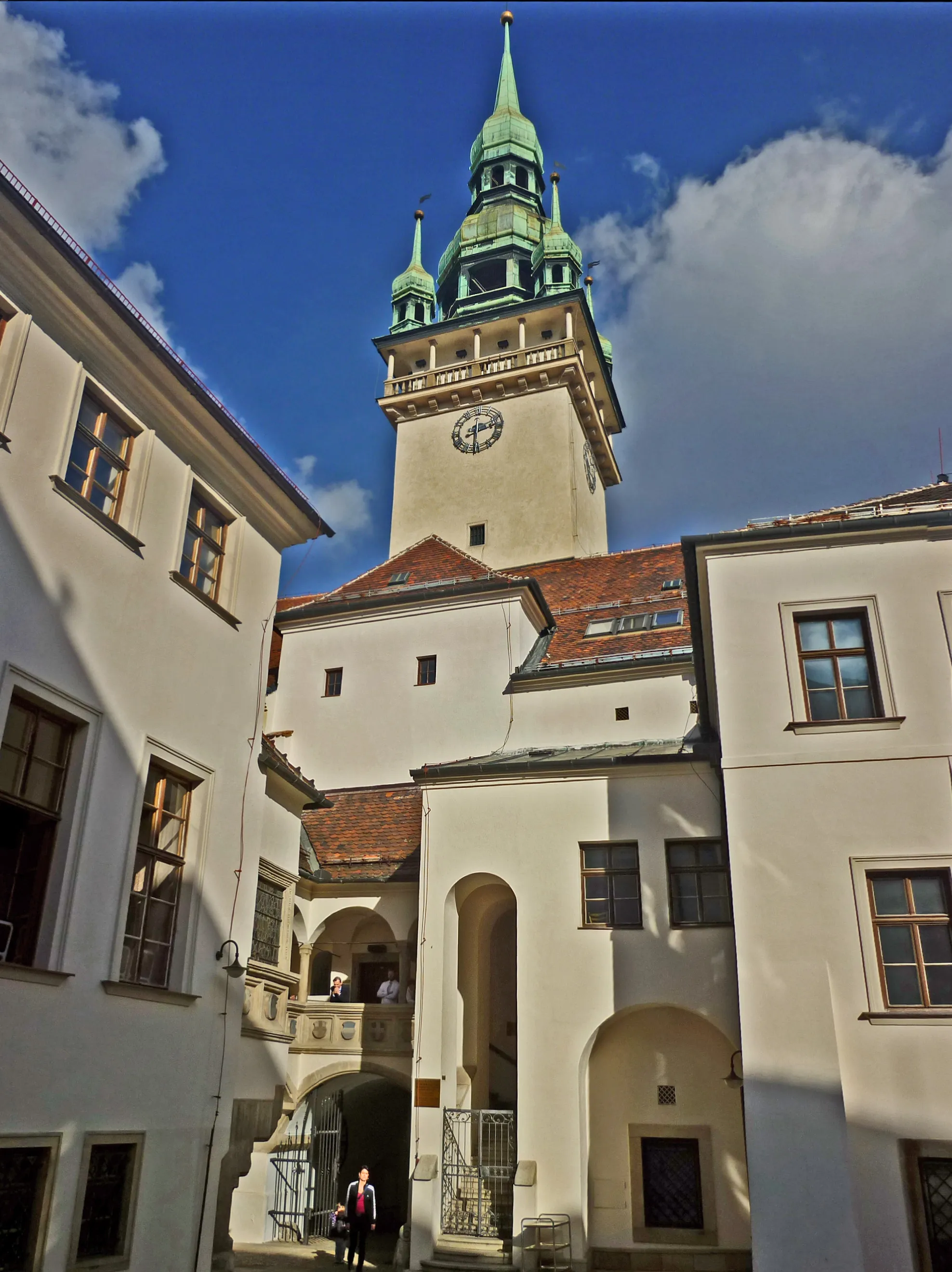 Photo showing: Altes Rathaus in Brünn (Brno), Innenhof