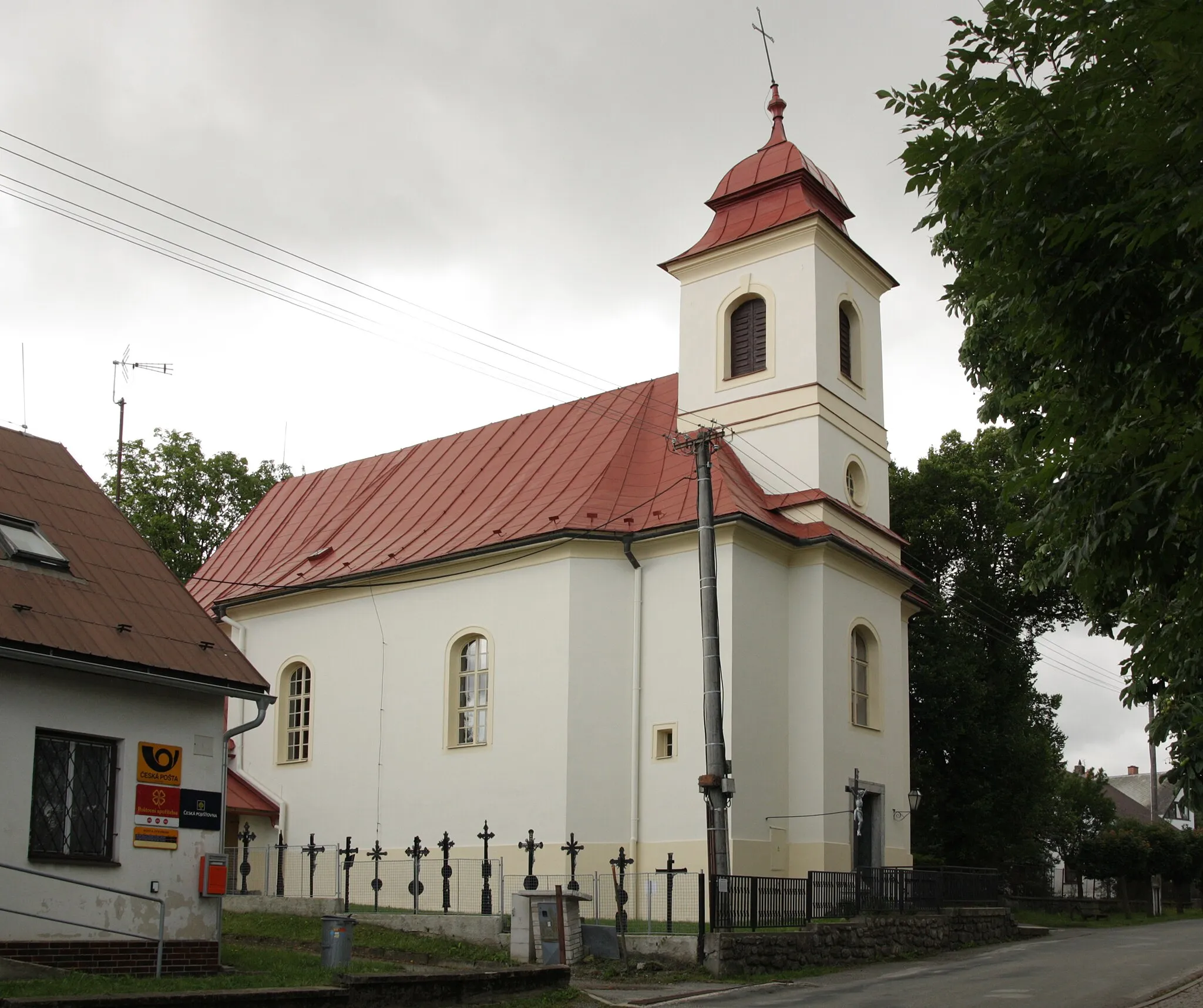 Photo showing: Fryšava pod Žákovou horou - kostel svatého Matouše, pohled od severu