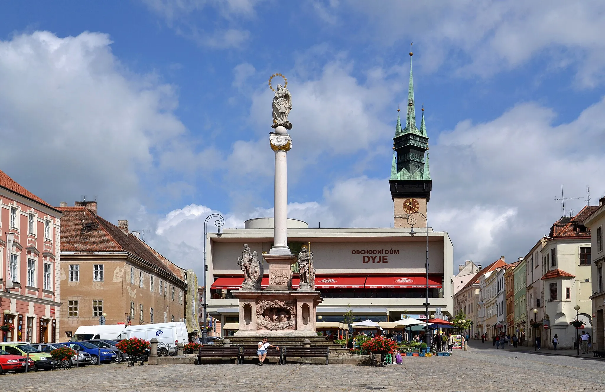 Photo showing: Masarykovo náměstí, Znojmo (Znaim), Moravia