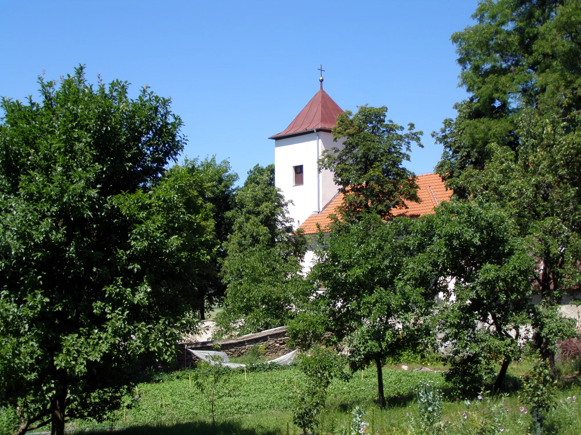 Photo showing: Střížov village, part of Vladislav. St. Giles church -- exterior