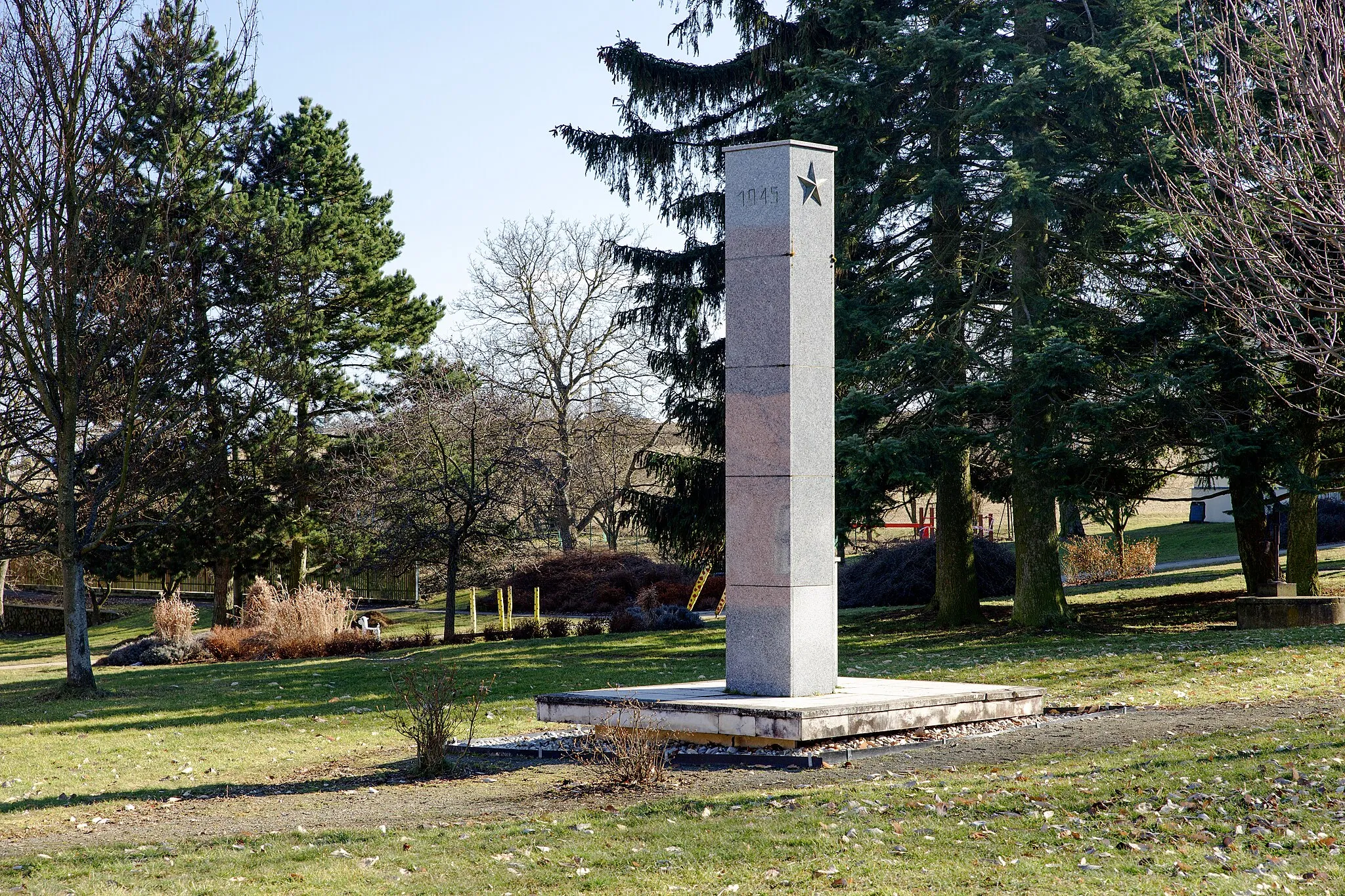 Photo showing: Liberation memorial in Krásensko, district Vyškov
