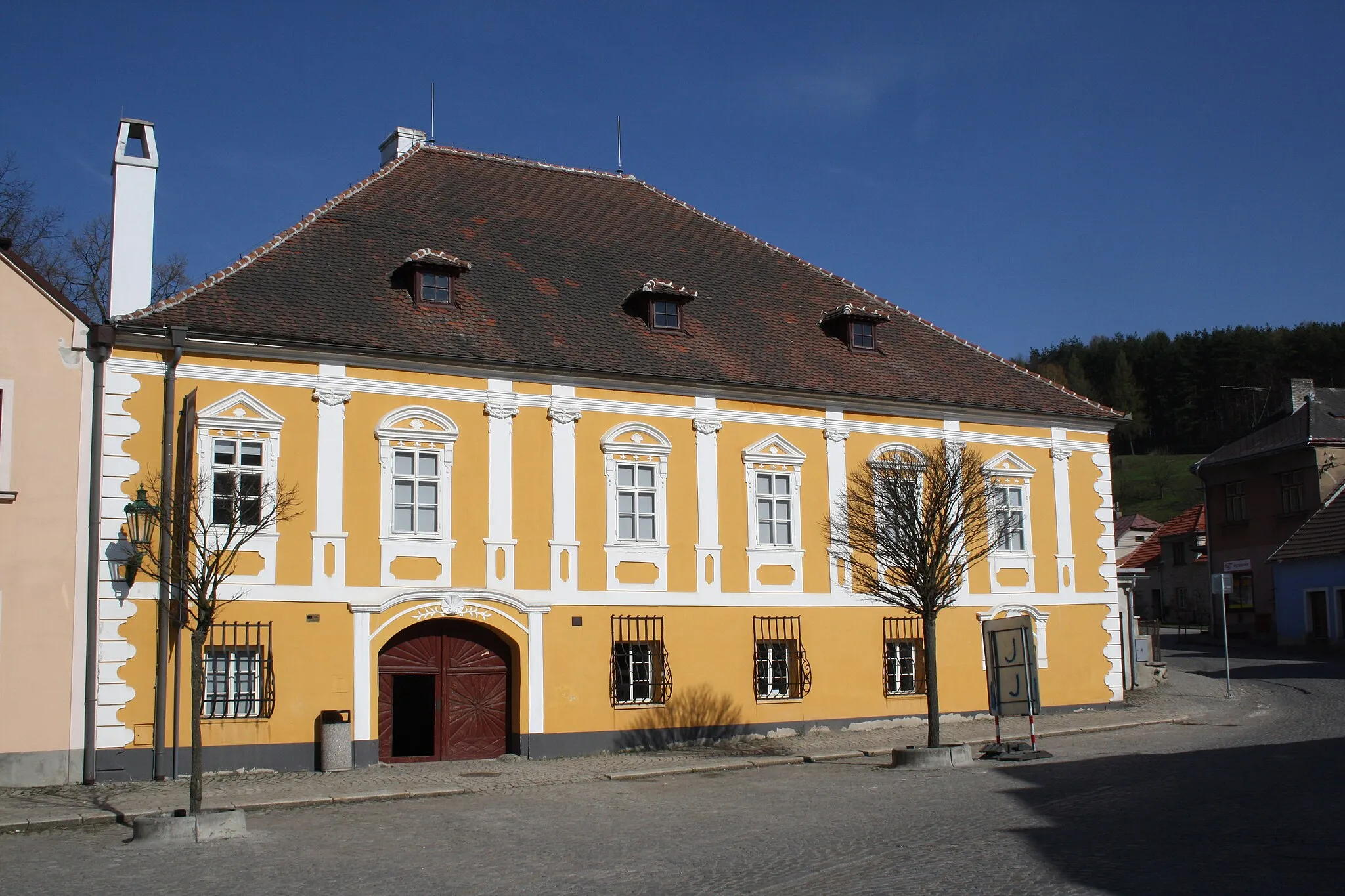 Photo showing: Museum of Josef Hoffmann in Brtnice, frontview.