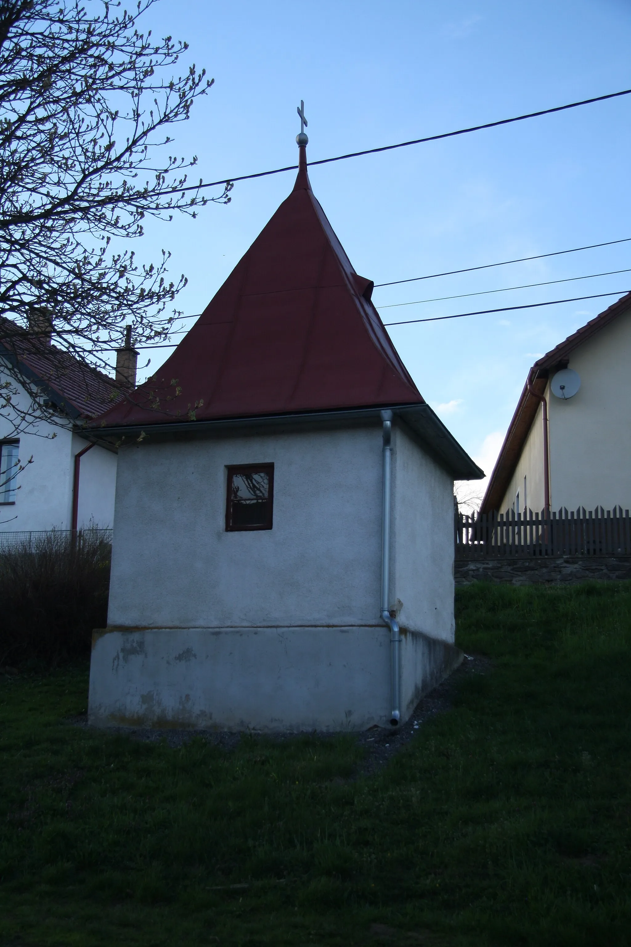 Photo showing: Chapel in Přímělkov, Brtnice, Jihlava District.
