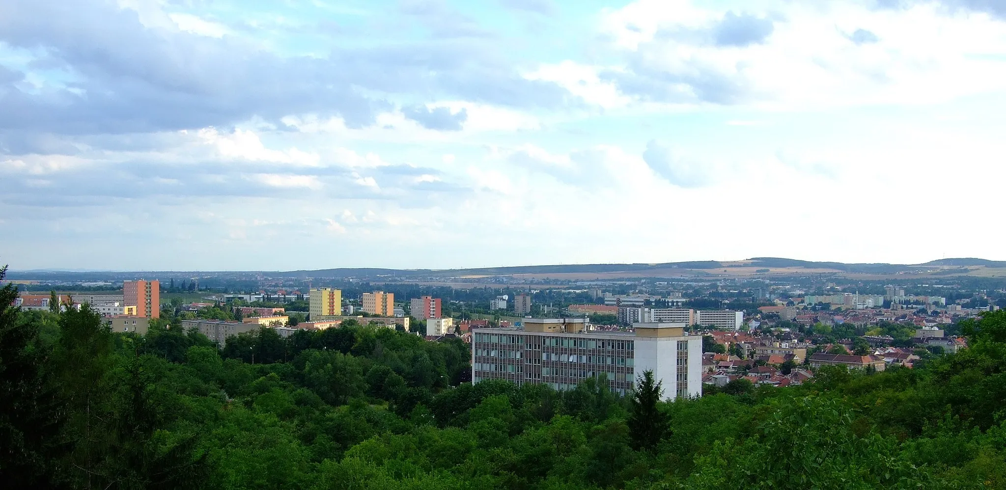 Photo showing: Brno-Židenice z Vinohrad