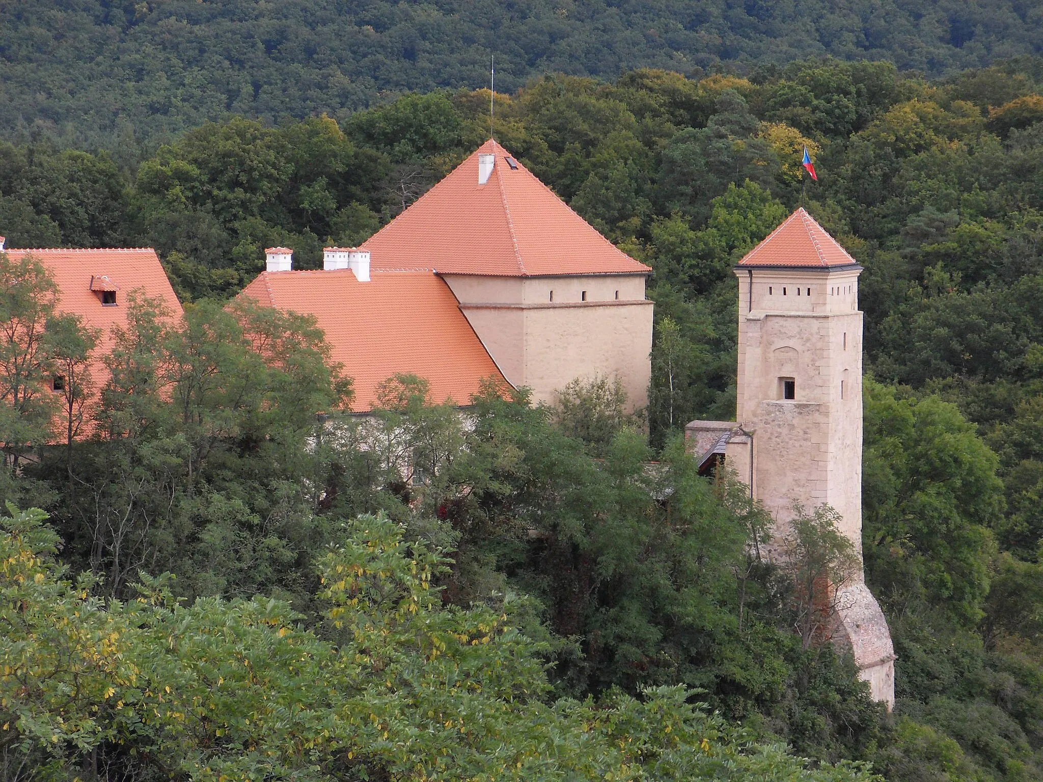 Photo showing: Veveří Castle, Brno, Czech Republic