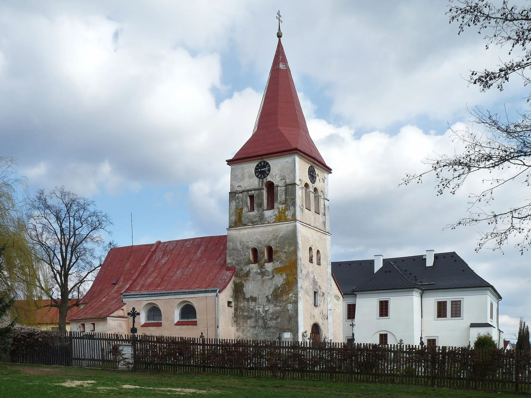 Photo showing: Church of the Nativity of the Virgin Mary in the municipality of  of Pluhův Žďár, Jindřichův Hradec District, Czech Republic.