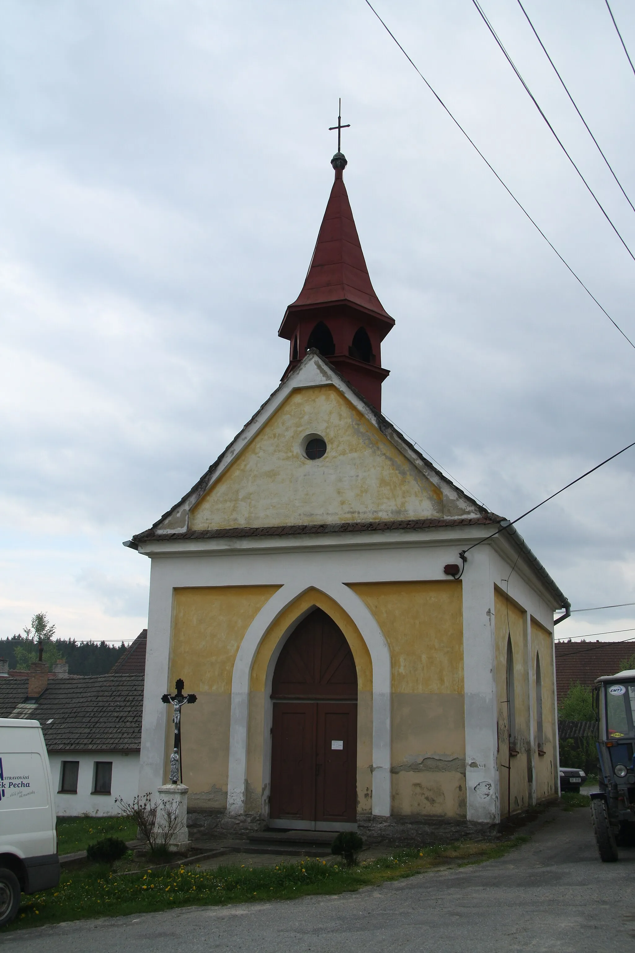 Photo showing: Chapel of Most Holy Redeemer in Brtnička, Jihlava District.