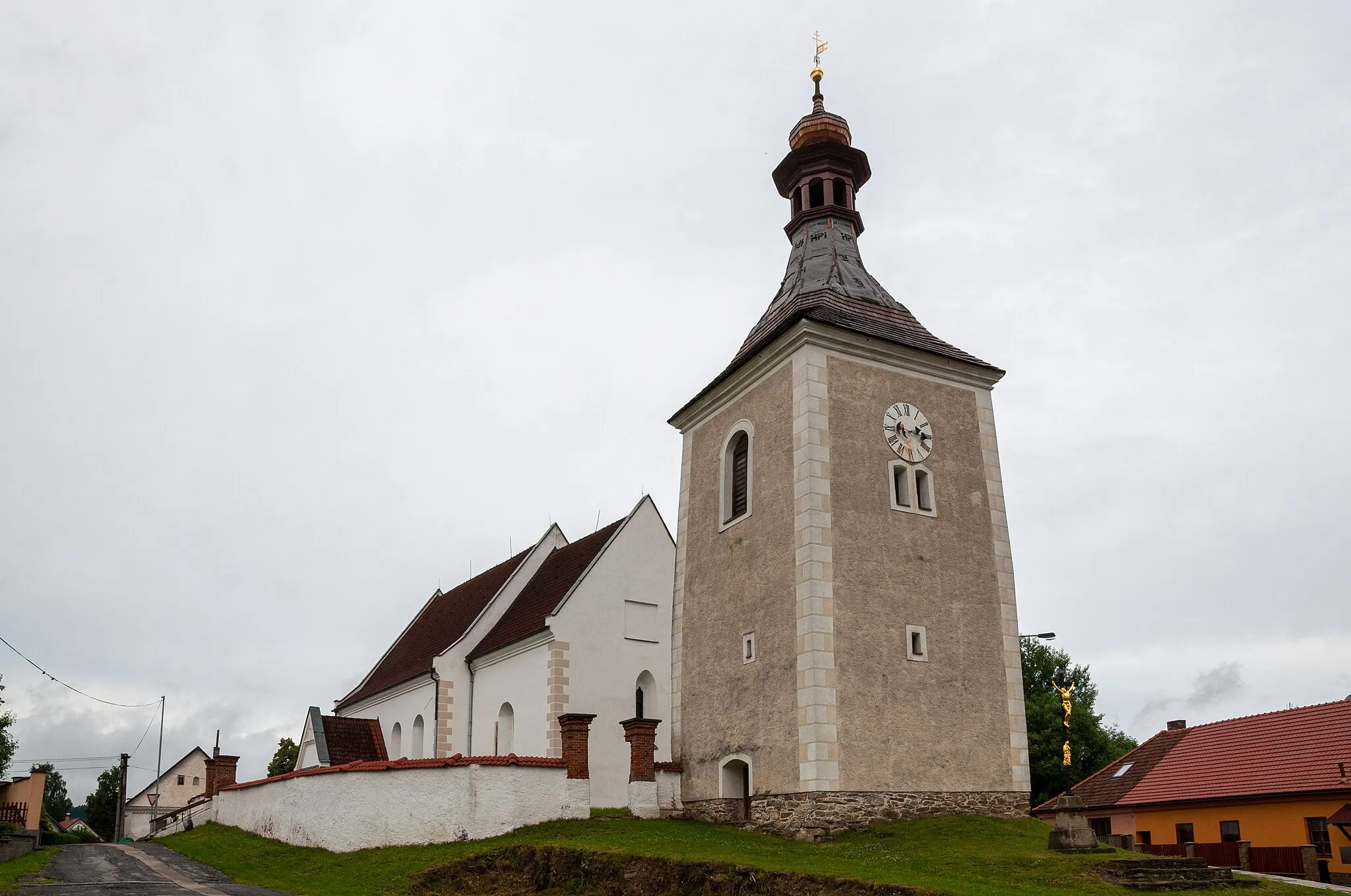 Photo showing: Narození Panny Marie church in Obrataň, Pelhřimov district