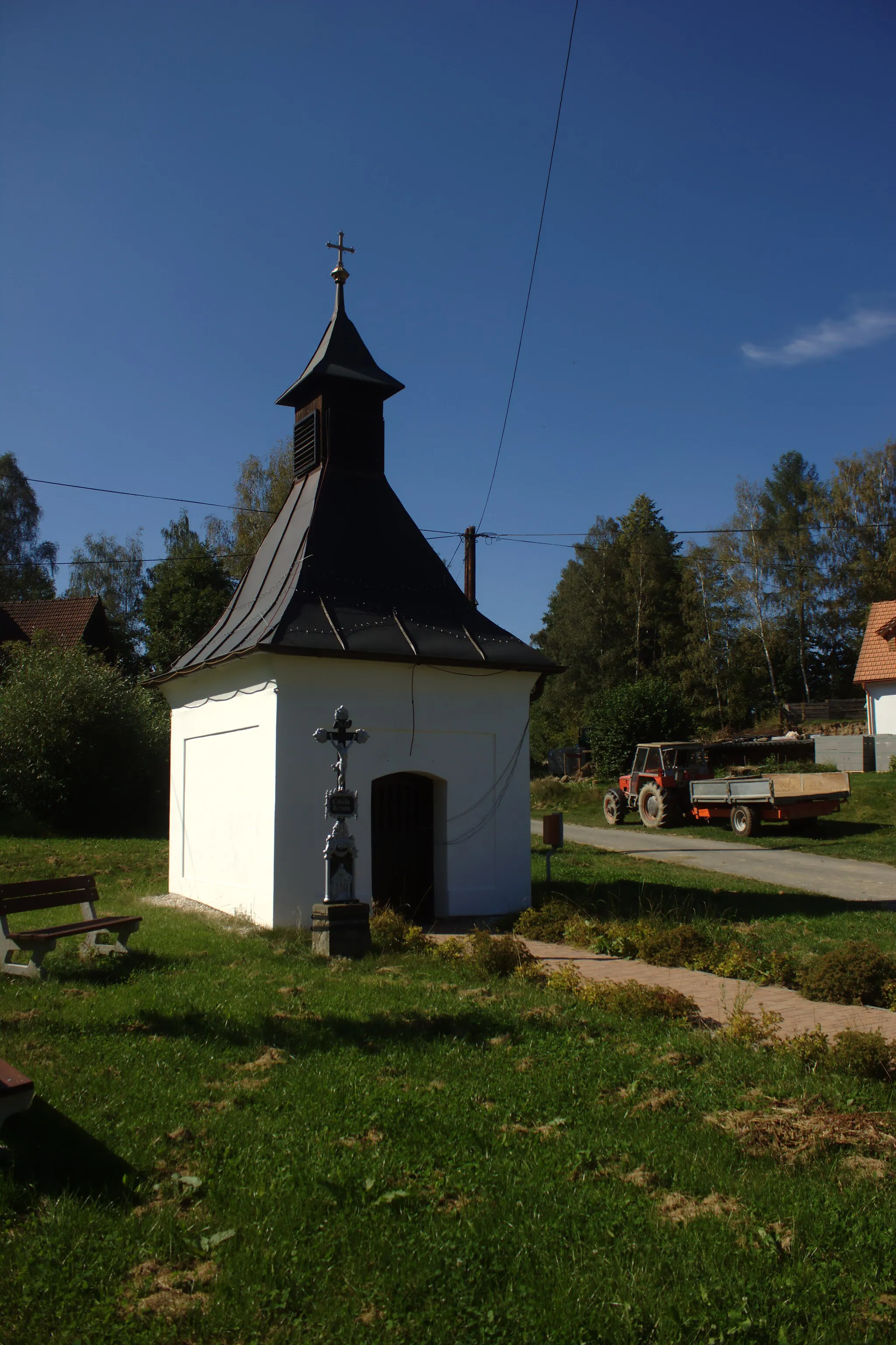 Photo showing: A chapel in the village of Velká Černá