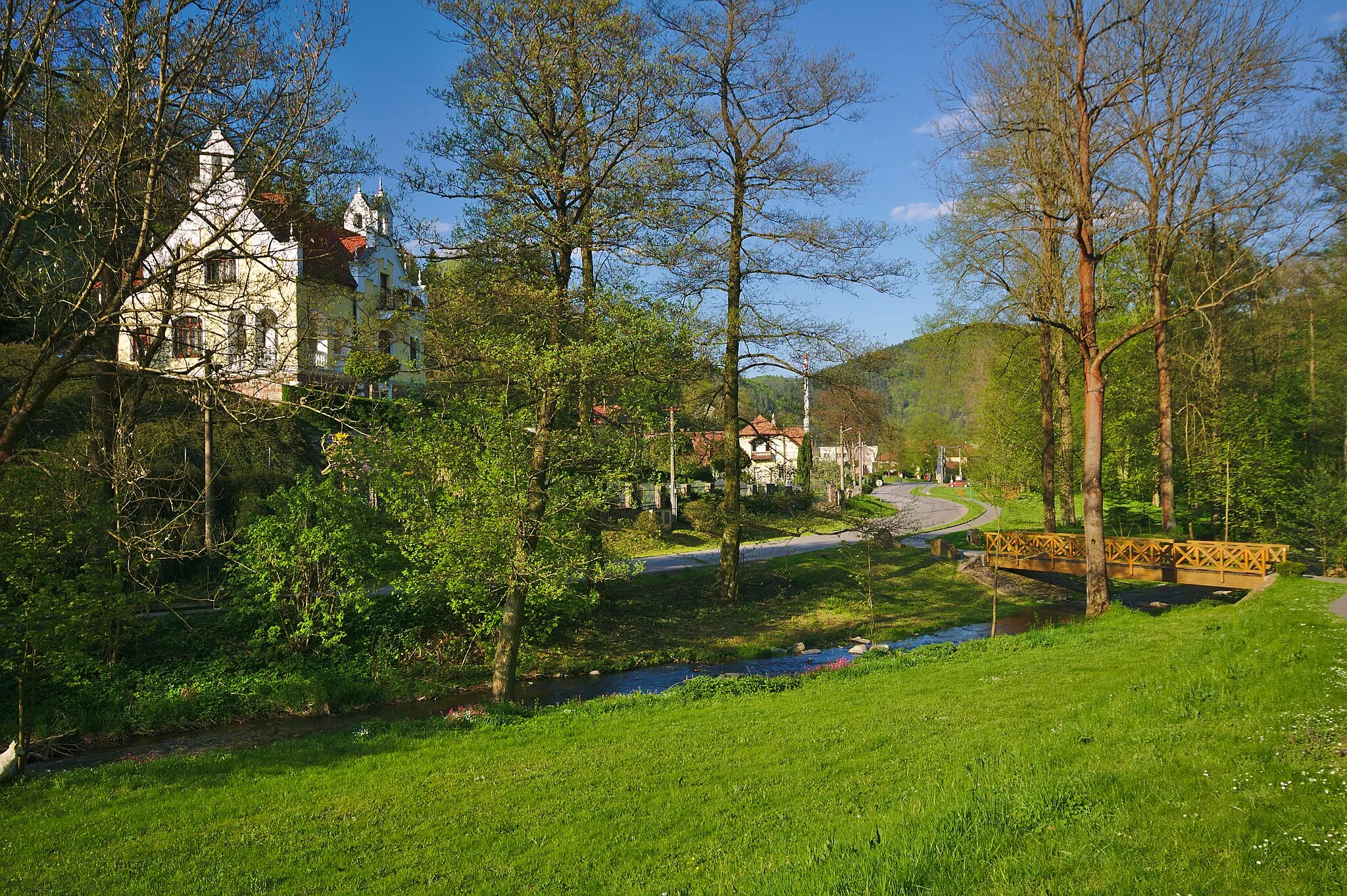 Photo showing: Vila čp. 112, Nedvědice, okres Brno-venkov