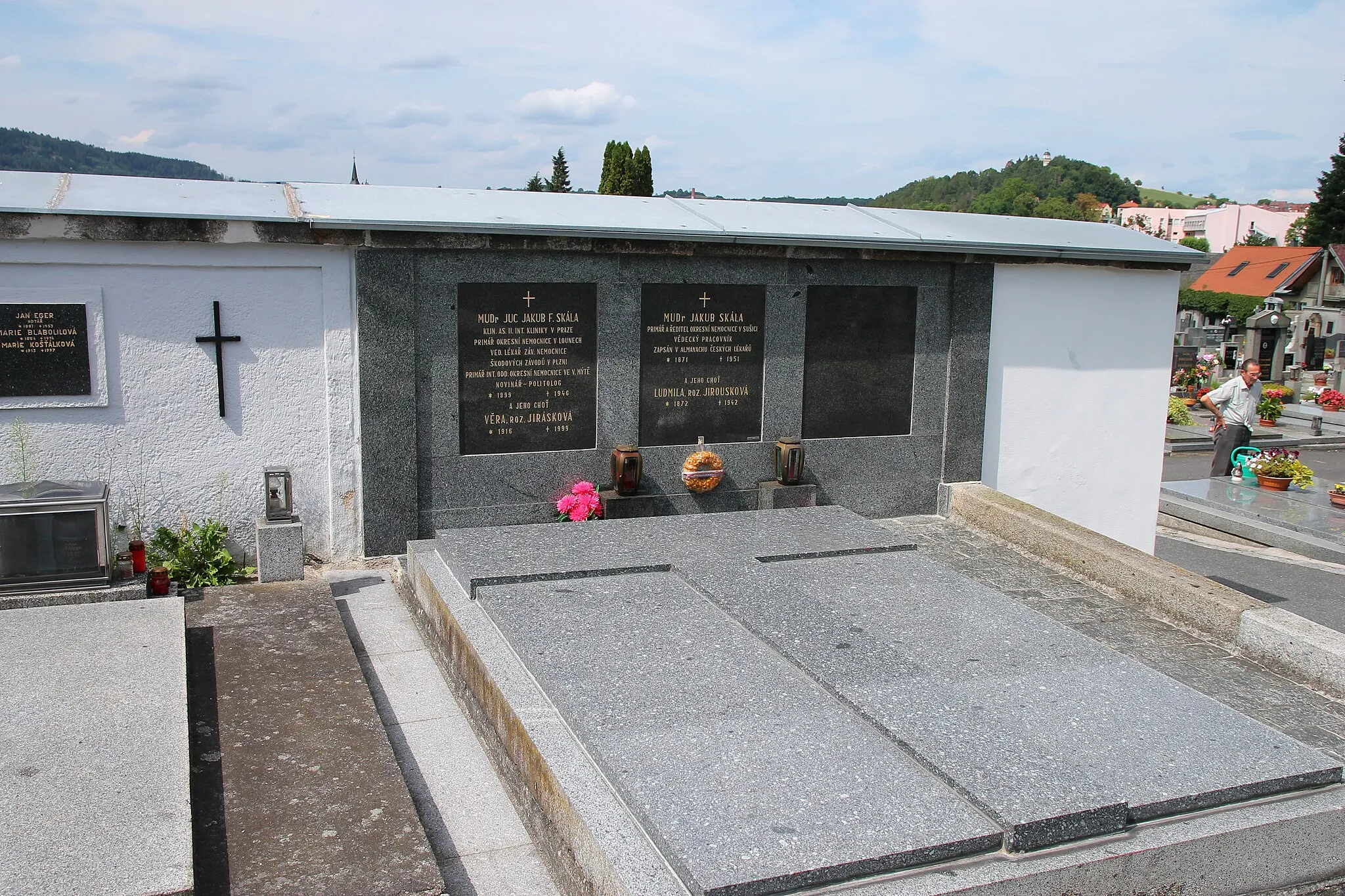 Photo showing: City cemetery in Sušice