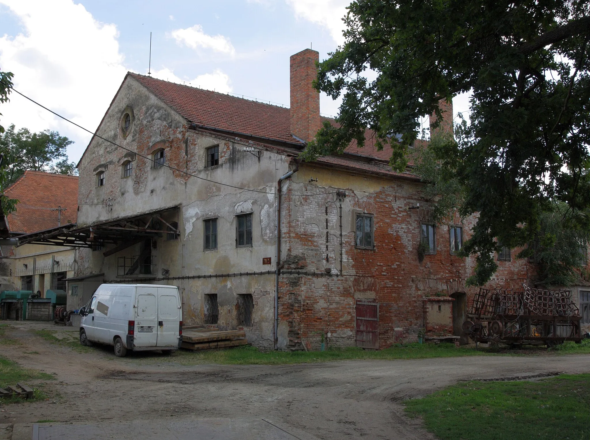 Photo showing: Rajhrad - mlýn.