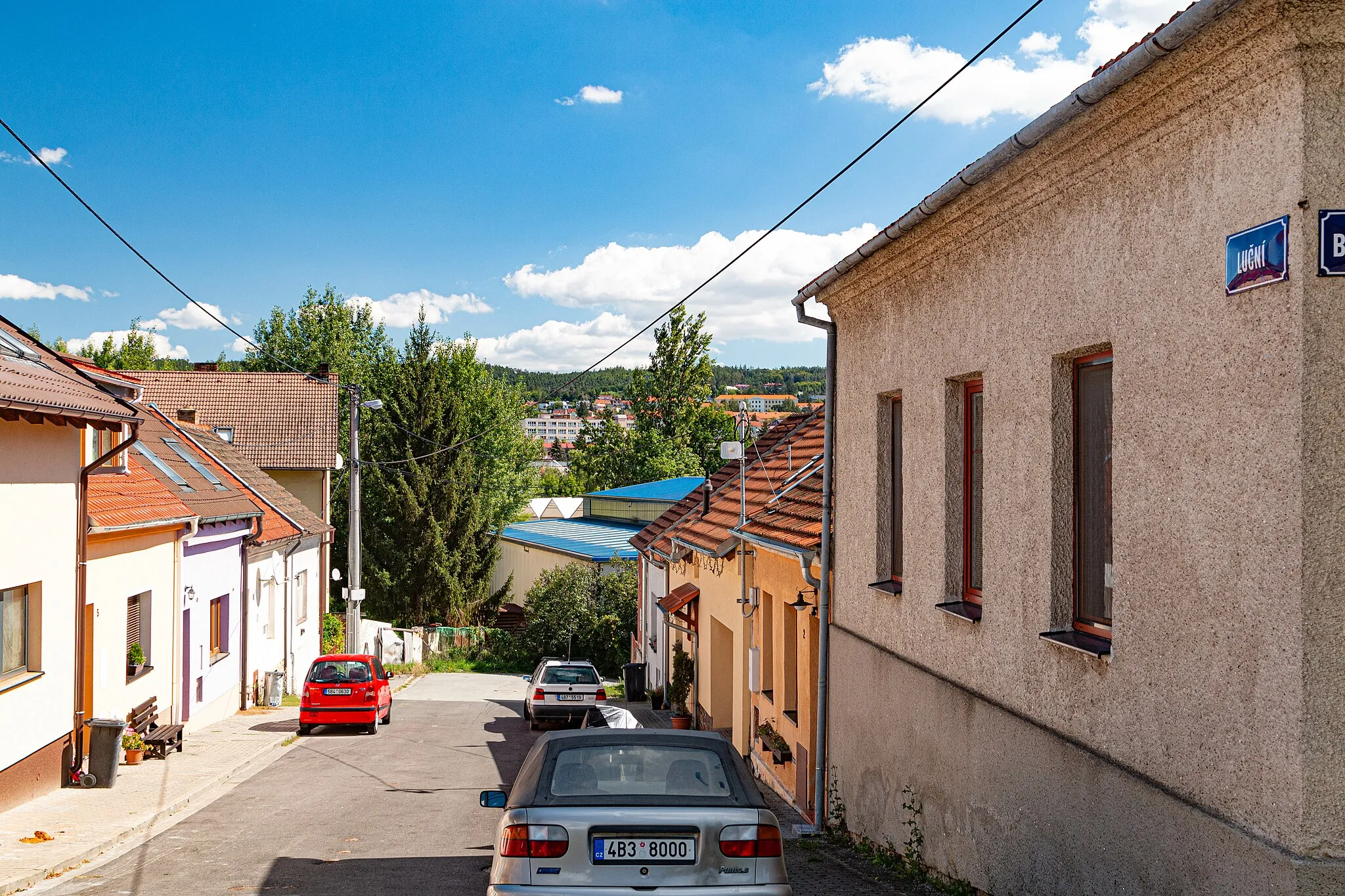 Photo showing: Blansko - ulice Luční