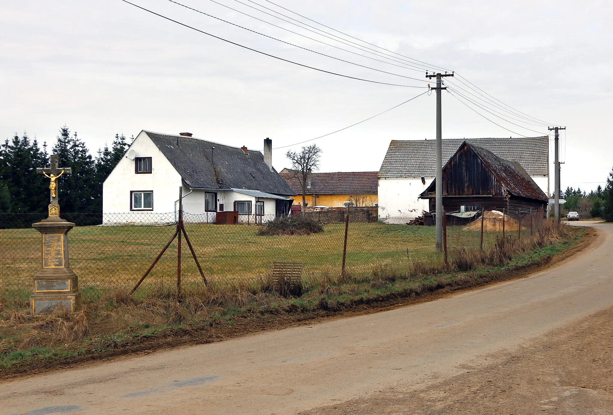 Photo showing: House No 11 in Náklov, part of Líšťany, Czech Republic.
