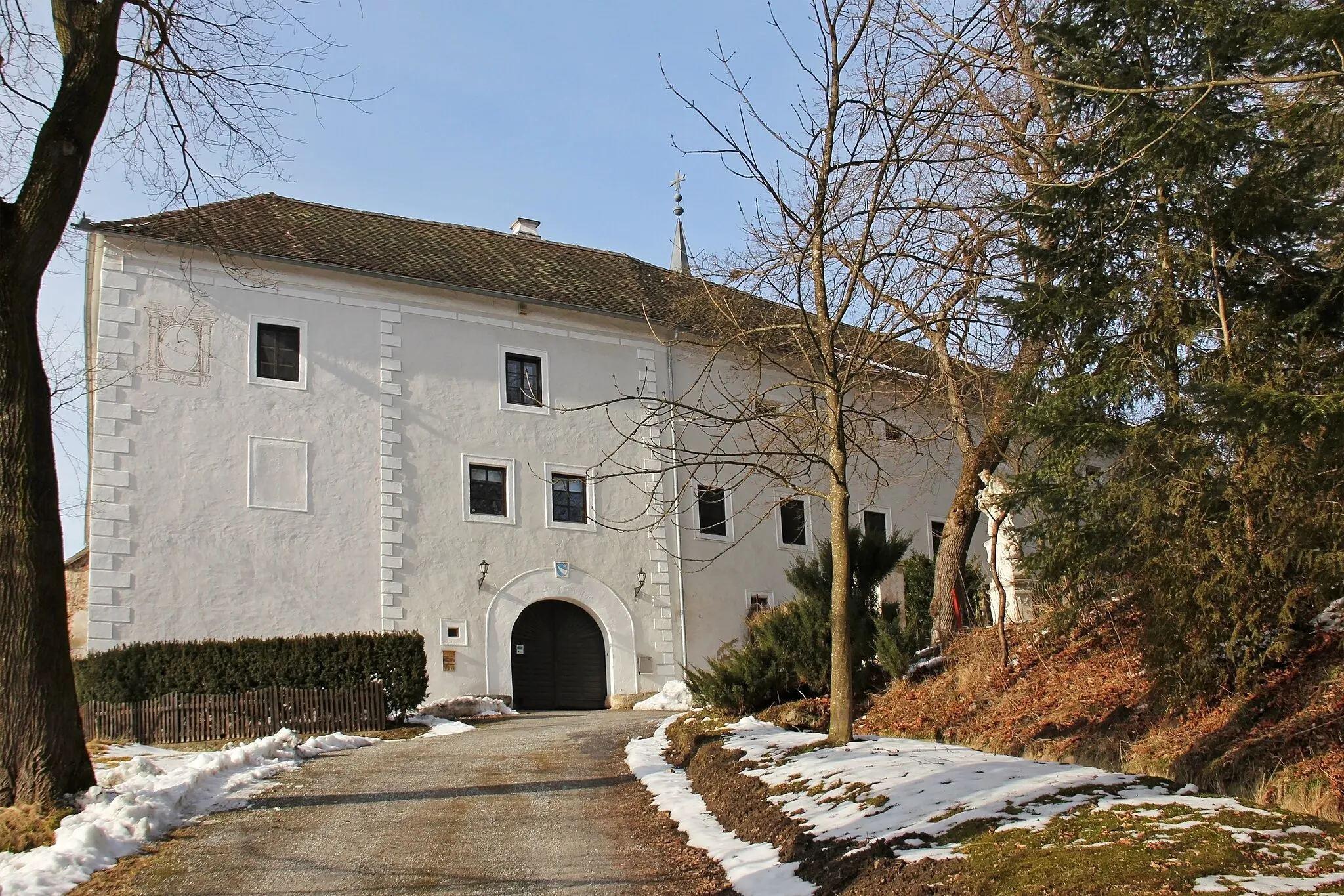 Photo showing: Schloss Peigarten bei Thaya Ostseite 2013-03