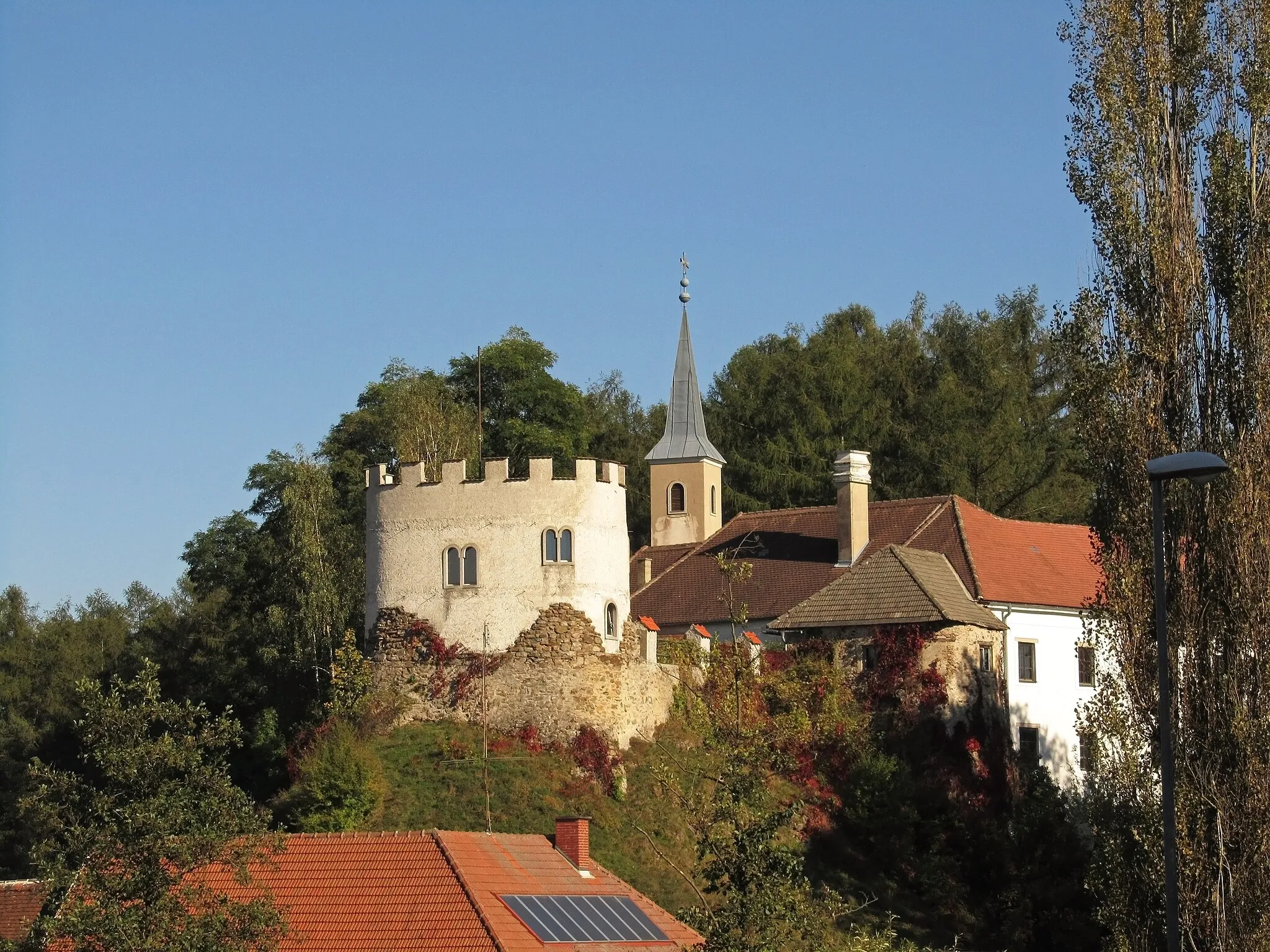 Photo showing: Schloss Peigarten bei Thaya Westseite 2012-09