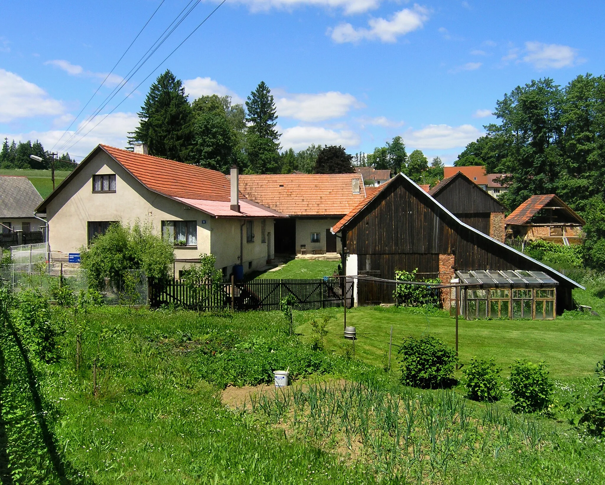 Photo showing: East part of Skoranovice, part of Martinice u Onšova village, Czech Republic