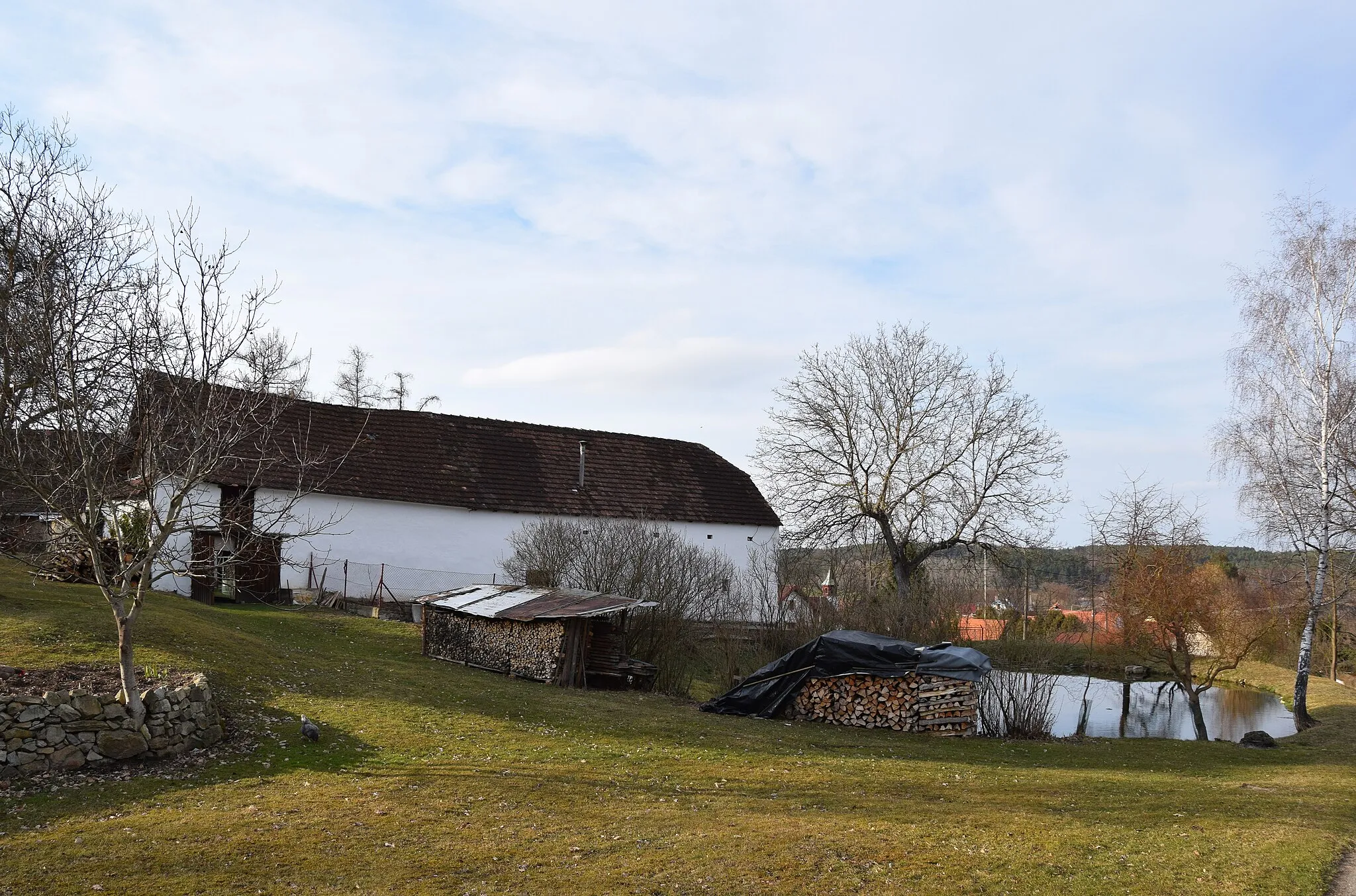 Photo showing: The village of Závraty, České Budějovice district, the Czech Republic.