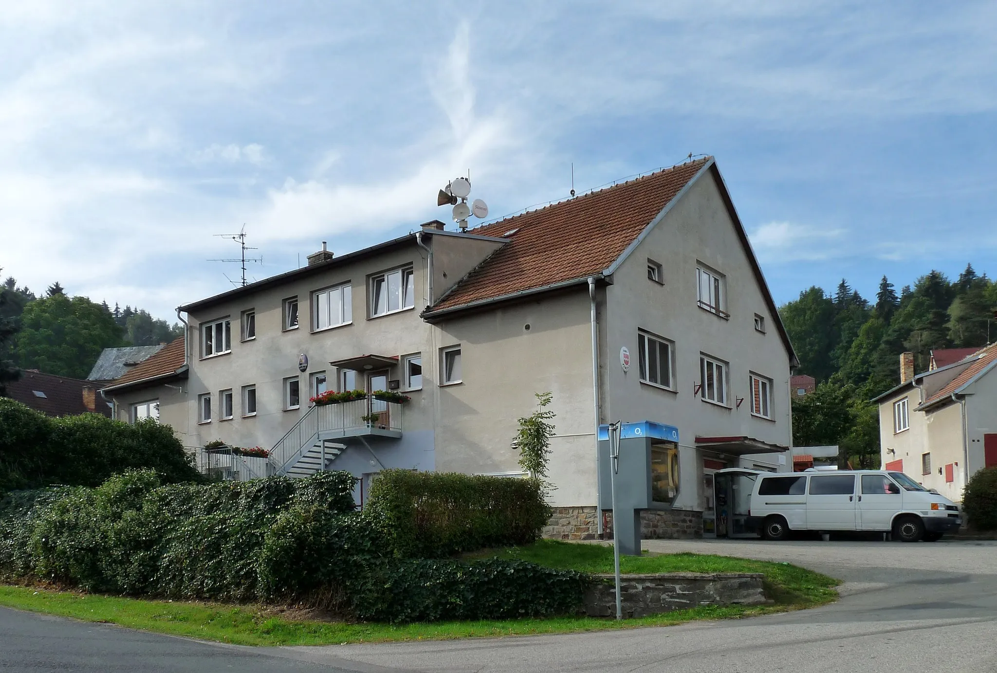 Photo showing: House No 45 in the village of Zubčice, Český Krumlov District, South Bohemian Region, Czech Republic.