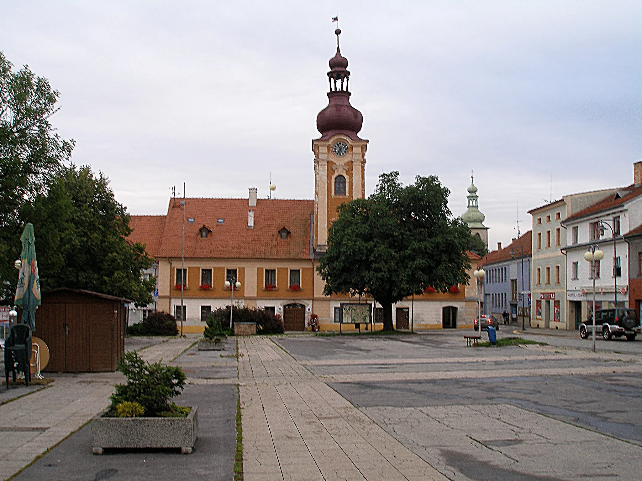 Photo showing: City hall in Kaplice