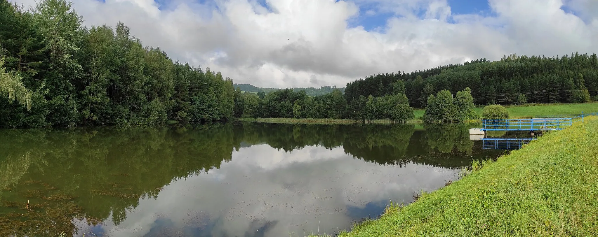 Photo showing: Andrlův rybník, katastrální území Šebanov, část obce Hořice na Šumavě.
