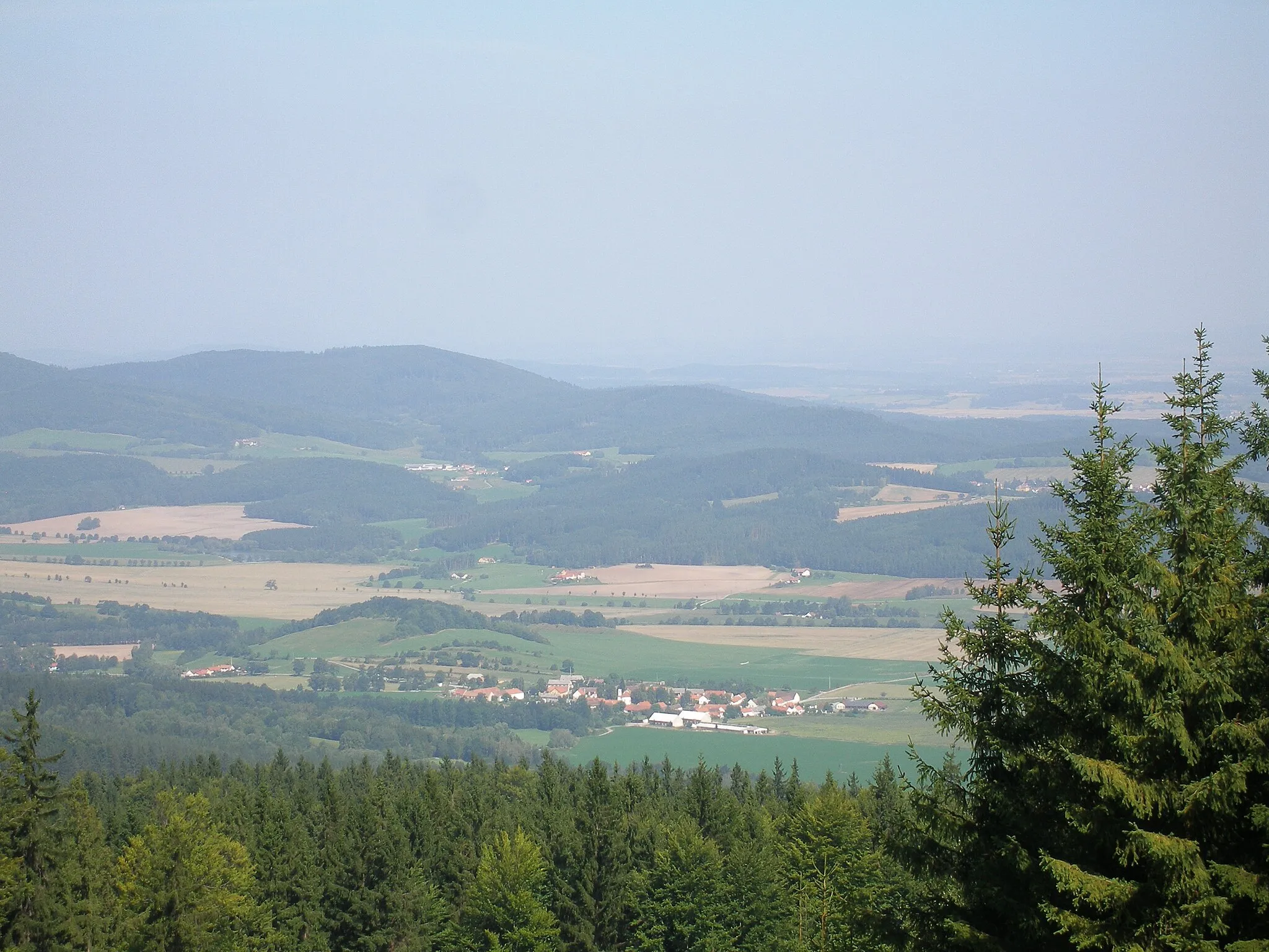 Photo showing: Rojšín - the general view from the south