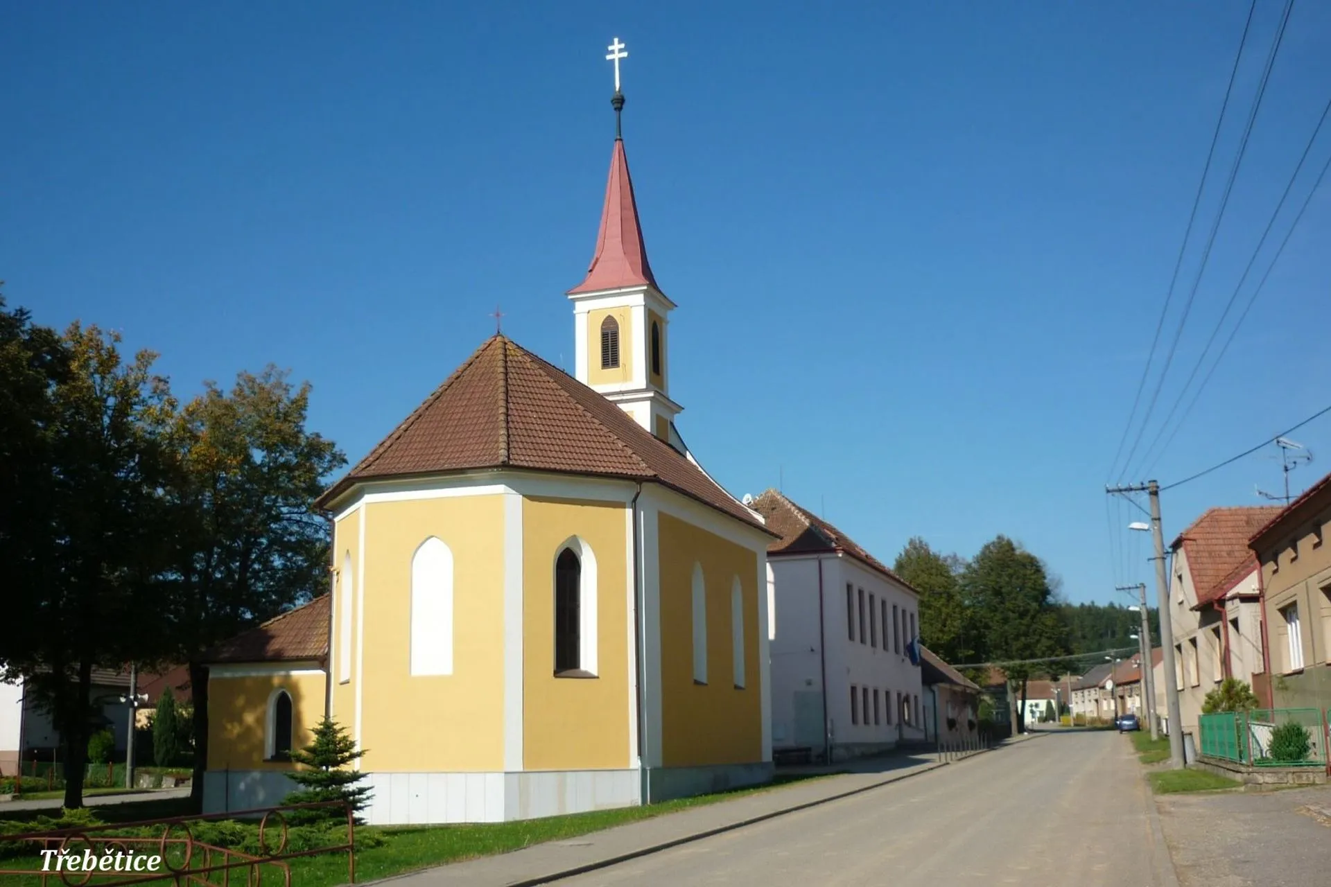 Photo showing: Kostel sv. Václava v Třeběticích