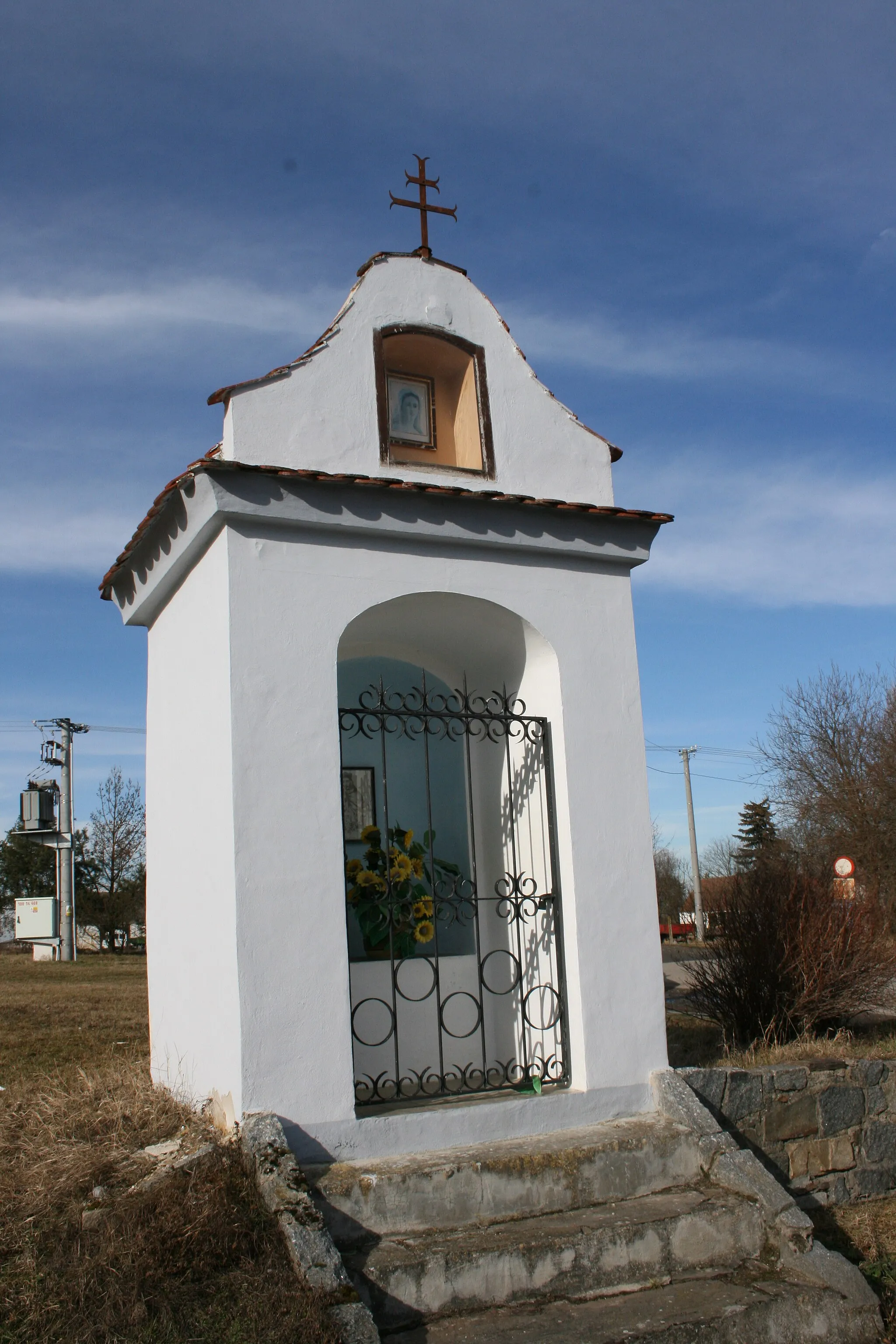 Photo showing: Chapel in Pleše village, Jindřichův Hradec district, Czech Republic.