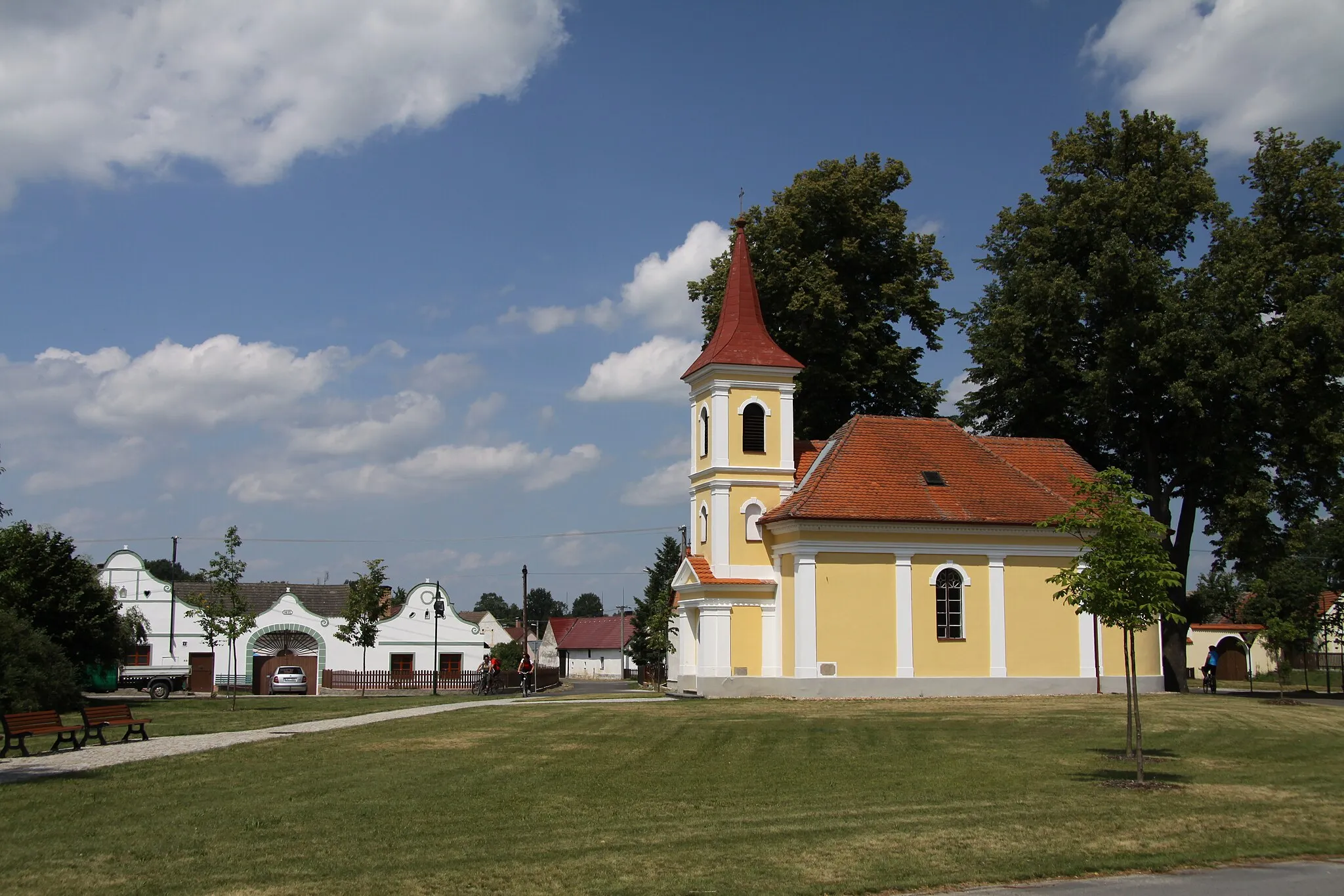 Photo showing: Chapel in Lužnice village in Jindřichův Hradec District, Czech Republic