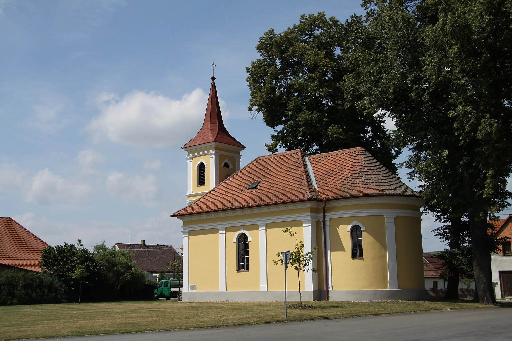 Photo showing: Chapel in Lužnice village in Jindřichův Hradec District, Czech Republic
