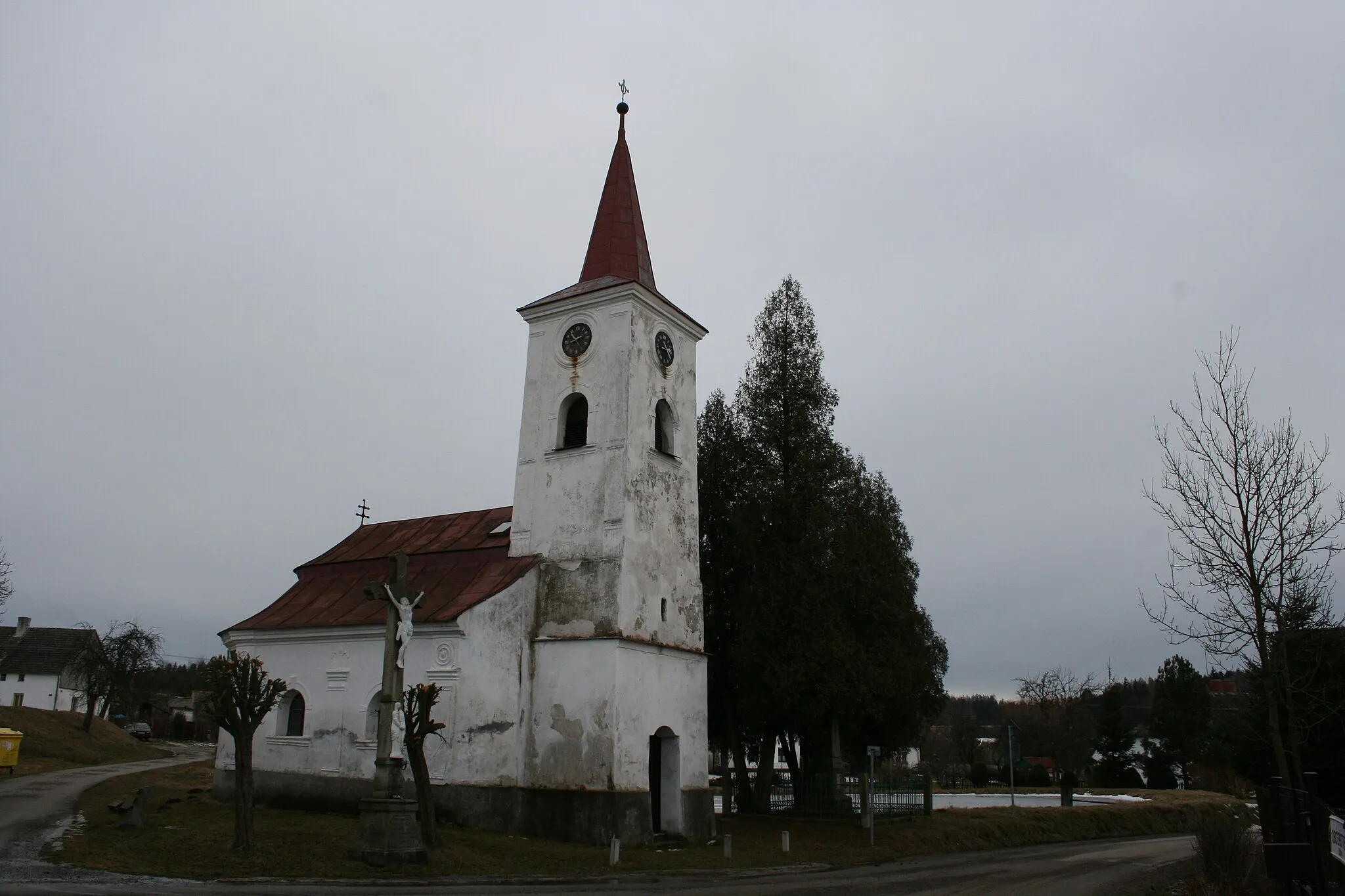 Photo showing: Kačlehy village, Jindřichův Hradec District, Czech Republic.