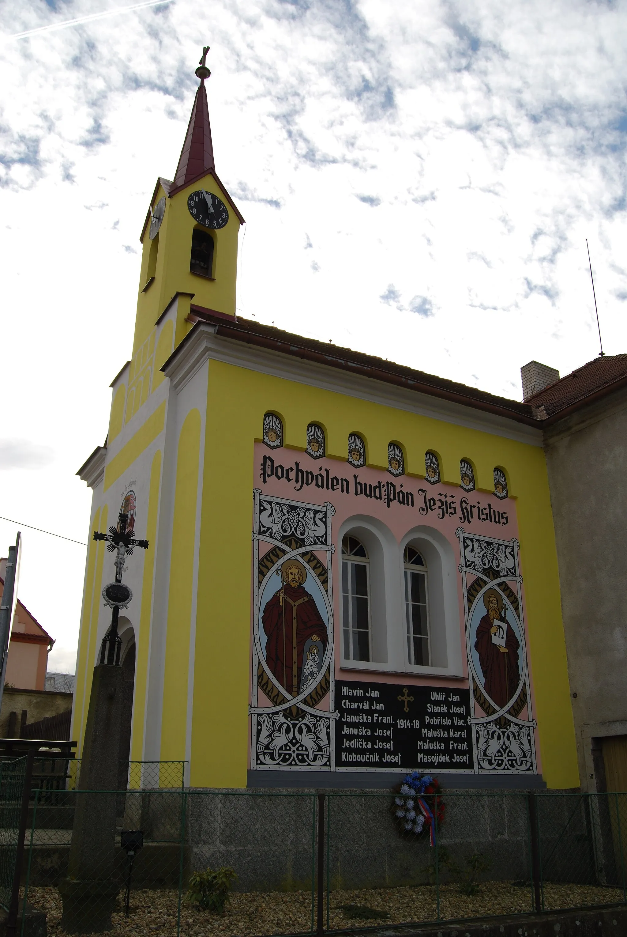 Photo showing: Kaple sv. Václava z roku 1881 v obci. Kučeř. Okres Písek. Česká republika.