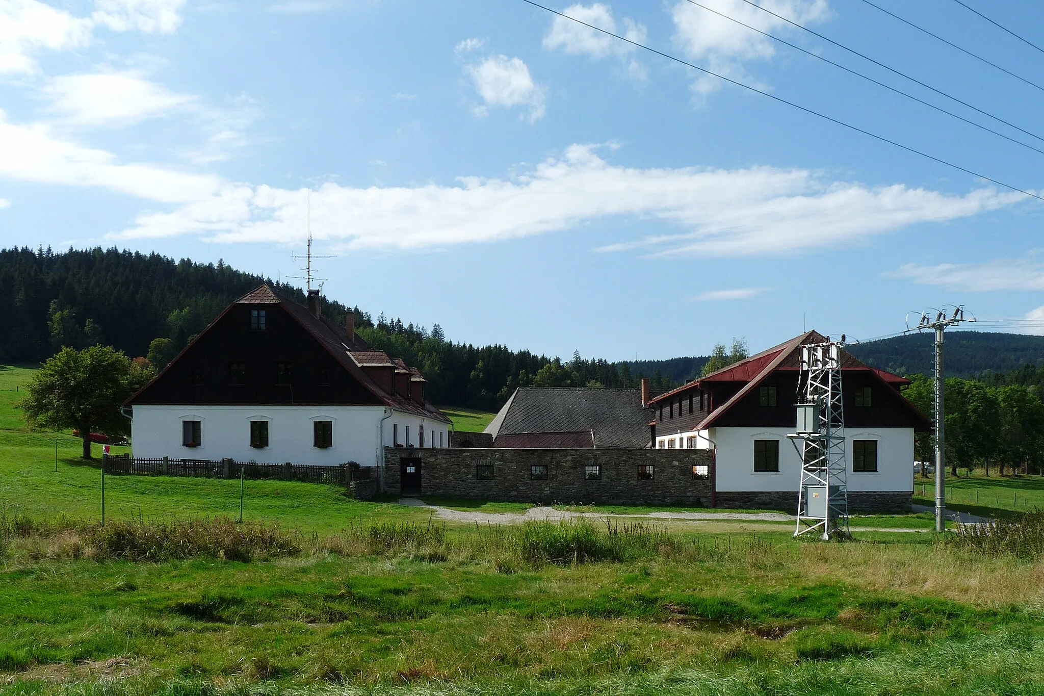 Photo showing: House No 31 in the village of Masákova Lhota in Prachatice District, Czech Republic.