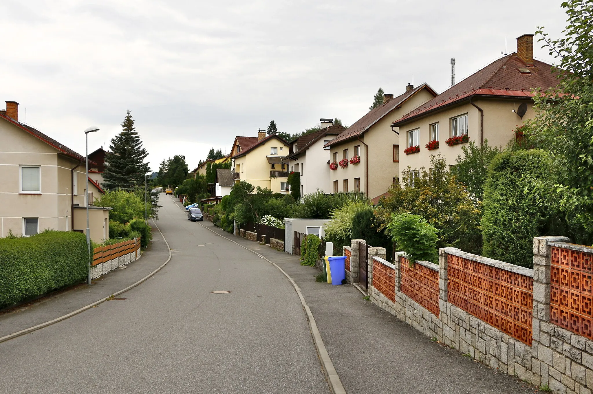 Photo showing: Na Vyhlídce street at Vimperk, Czech Republic.