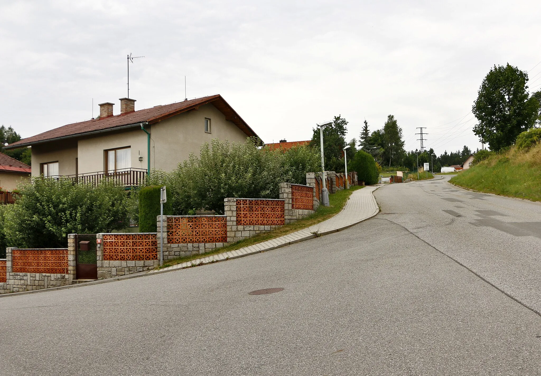 Photo showing: Družstevní street at Vimperk, Czech Republic.