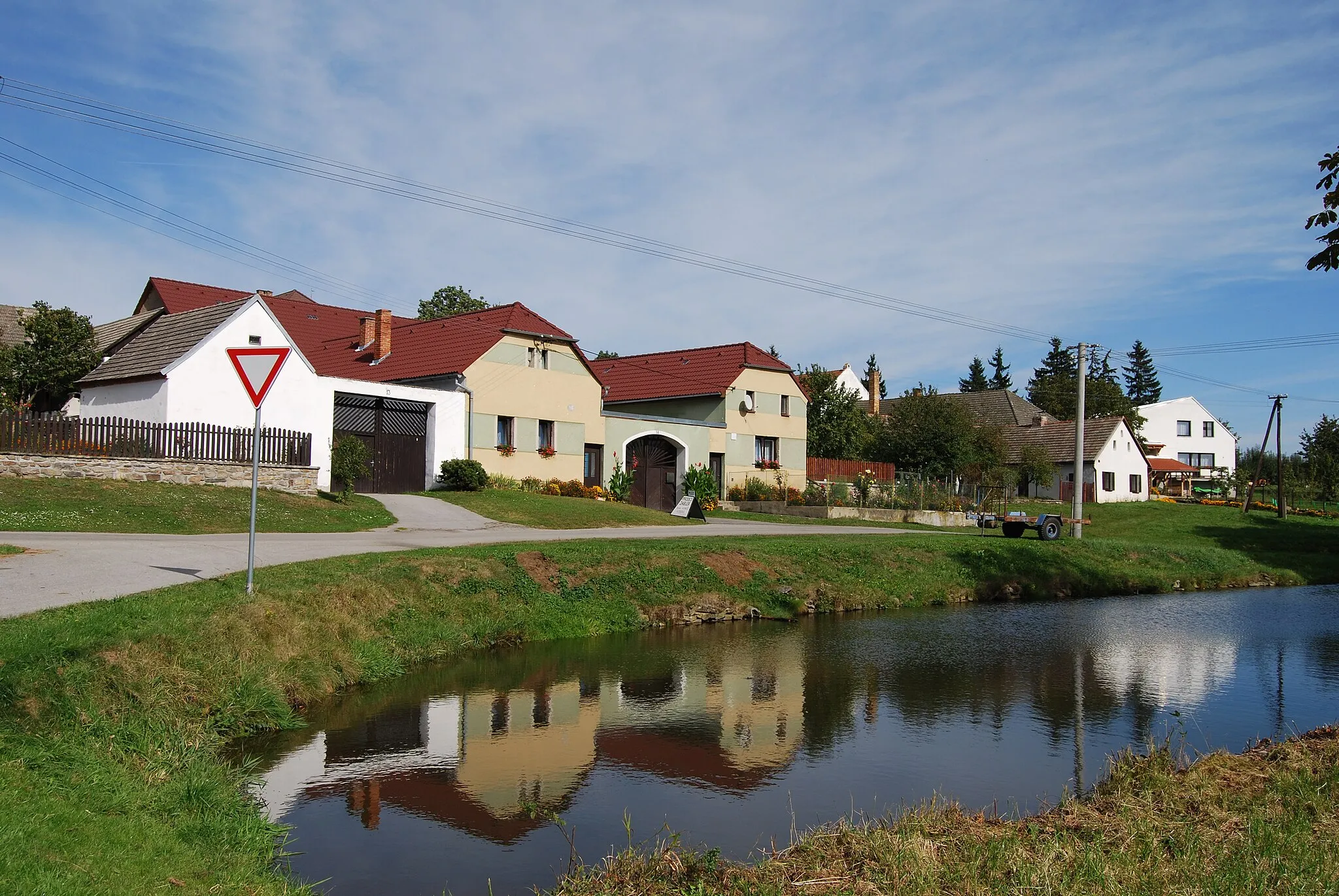 Photo showing: Třebanice, part of Lhenice town in Prachatice District, Czech Republic.