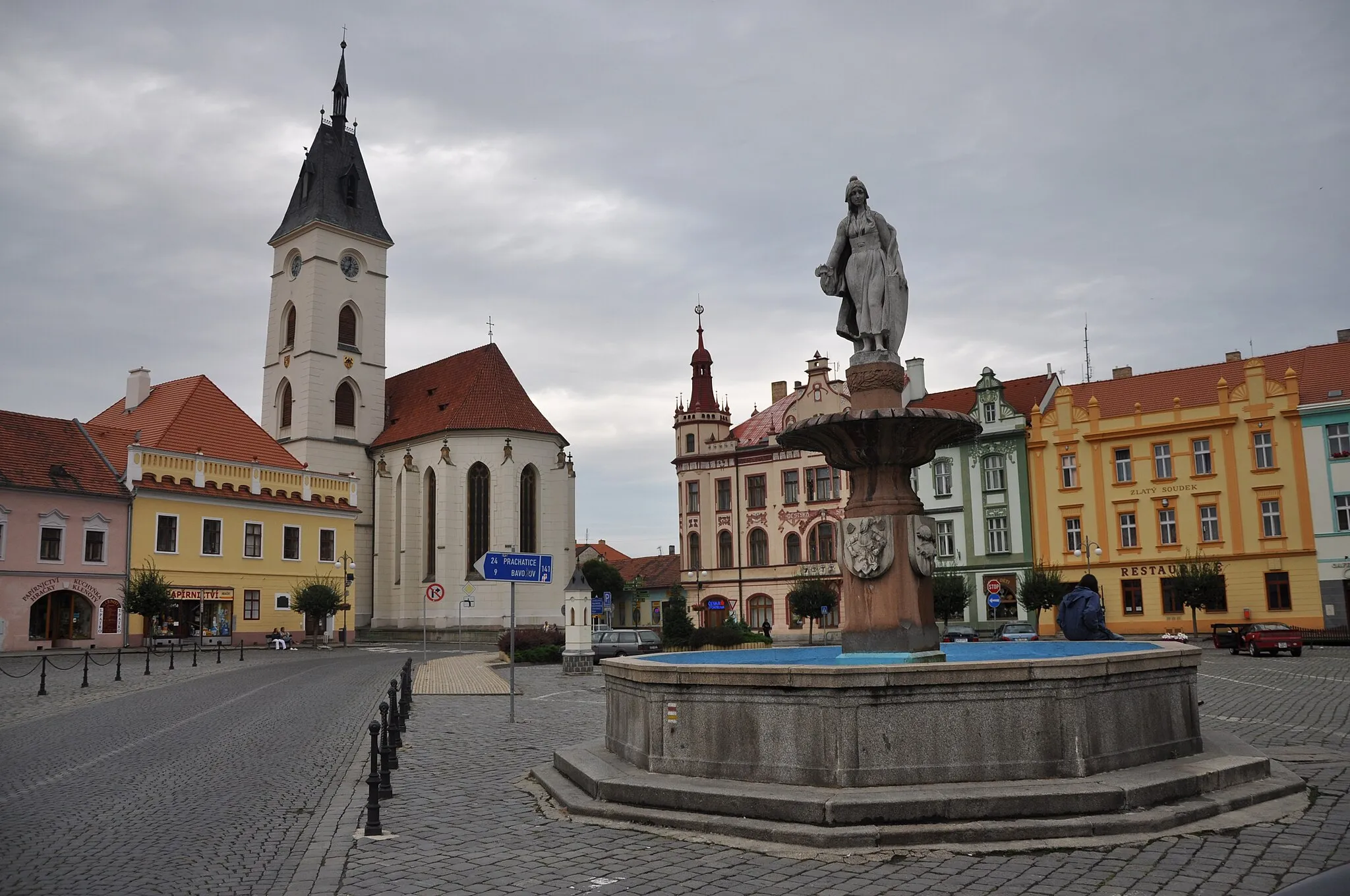 Photo showing: Náměstí ve Vodňanech, Jihočeský kraj