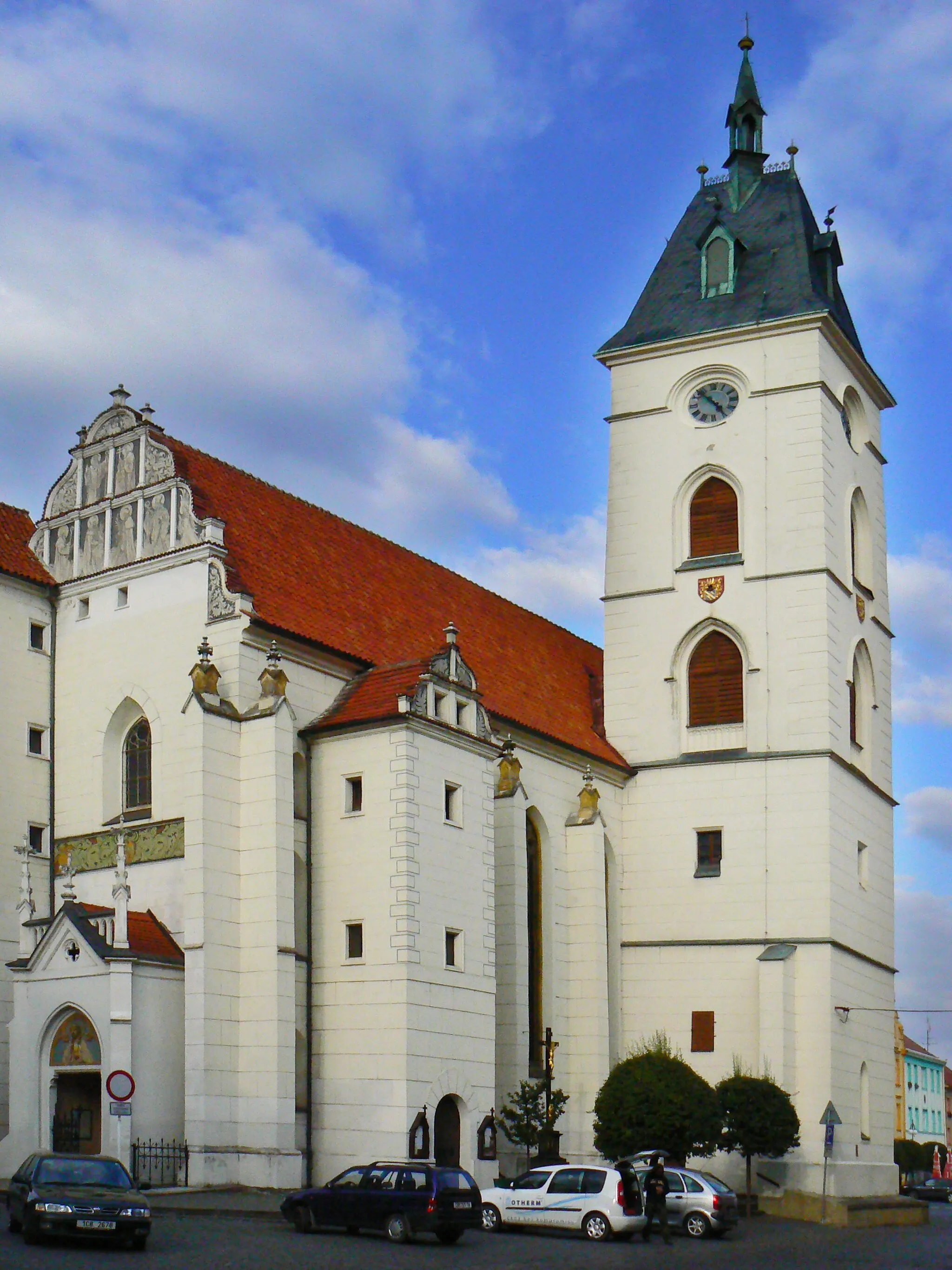 Photo showing: Church of the Nativity of the Virgin Mary, Vodňany, Czech Republic