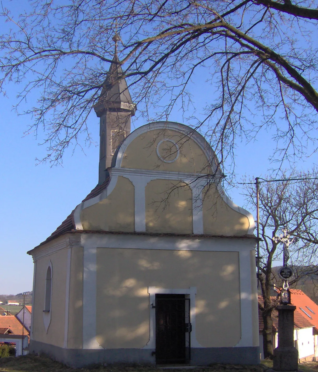 Photo showing: Chapel in Novosedly, Strakonice District, Czech republic -  kaple v Novosedlech v okrese Strakonice