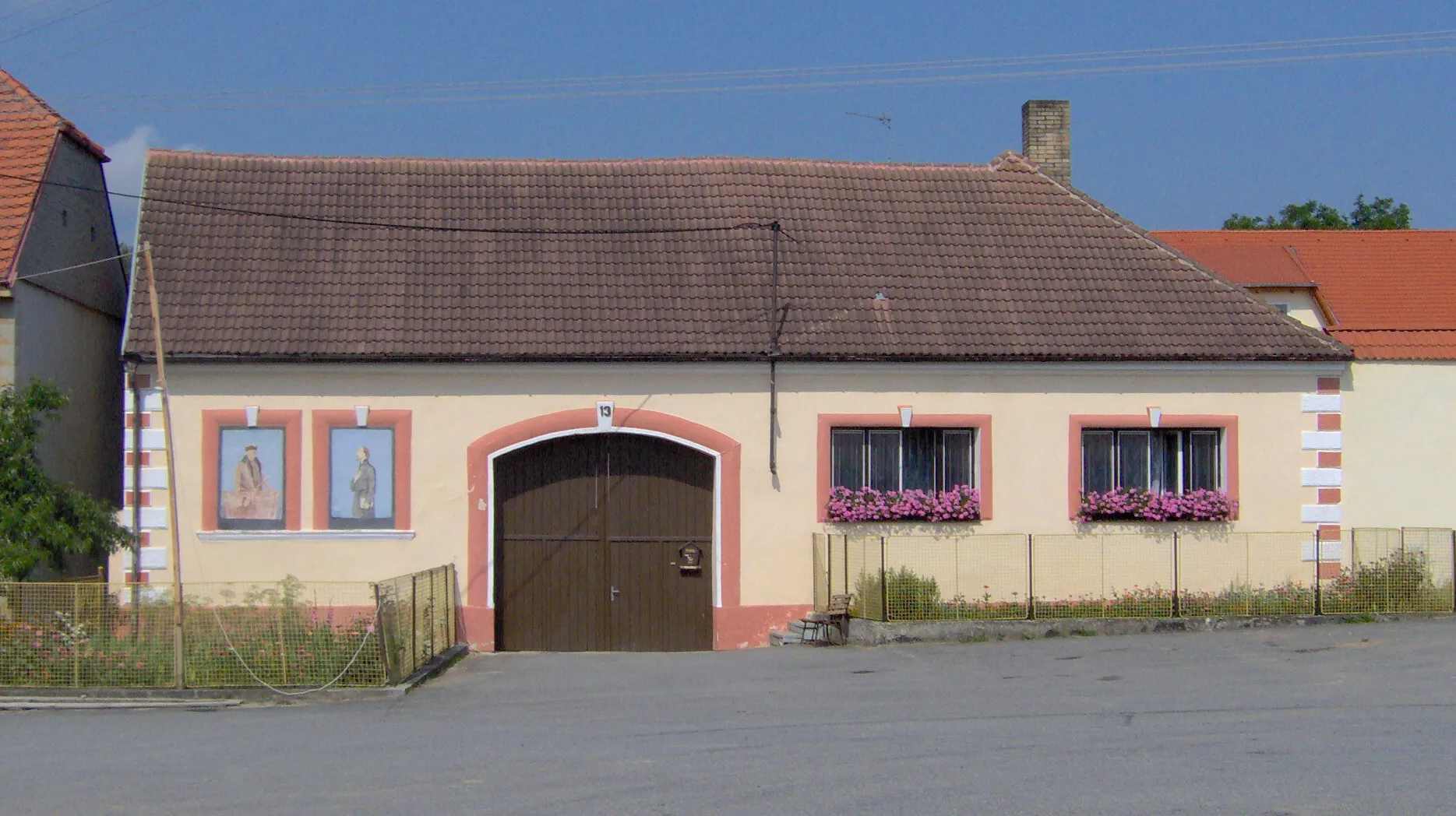 Photo showing: House in Litochovice, Strakonice District, Czech Republic