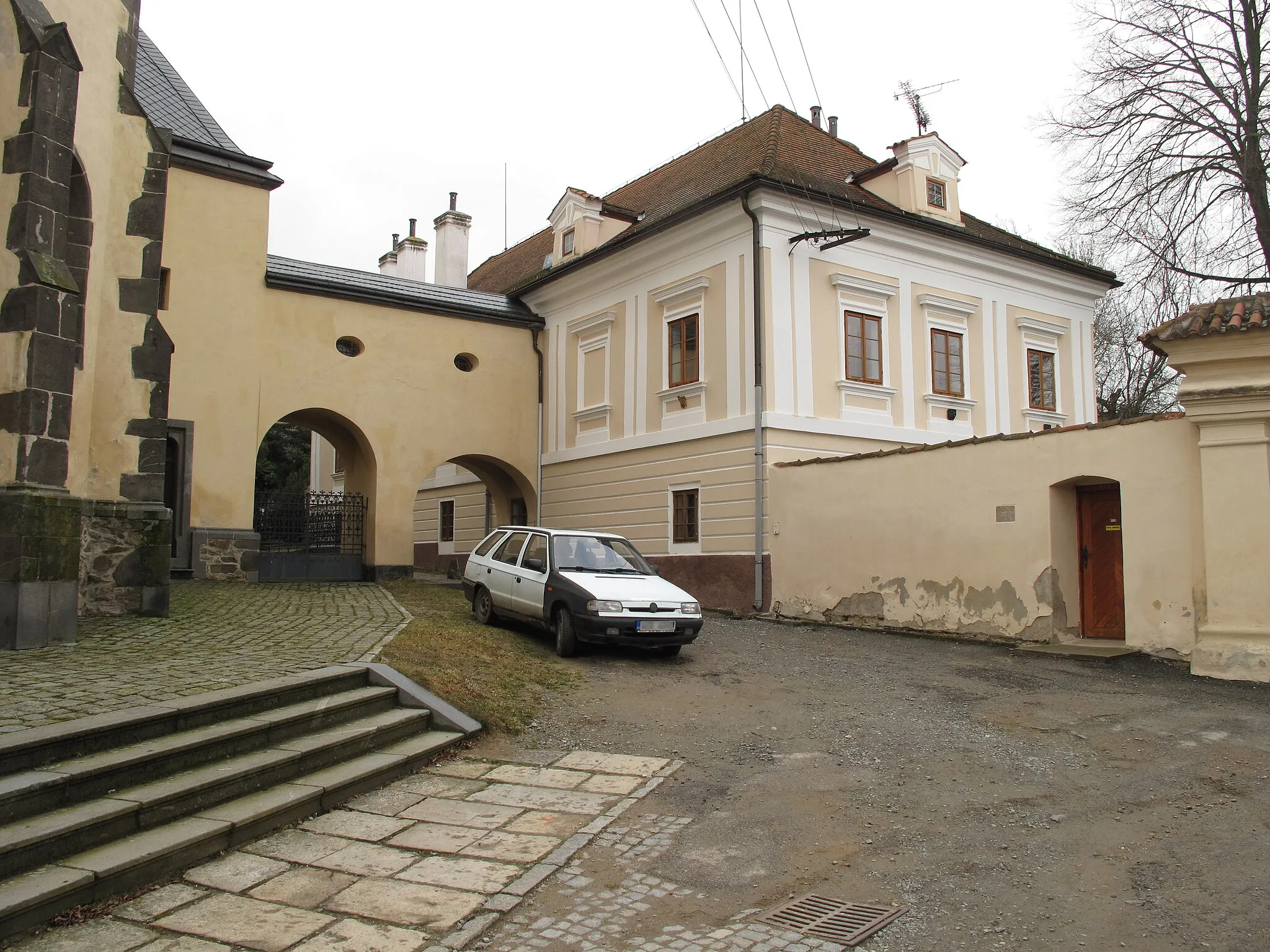 Photo showing: Fara v Bavorově. Okres Strakonice, Česká republika.