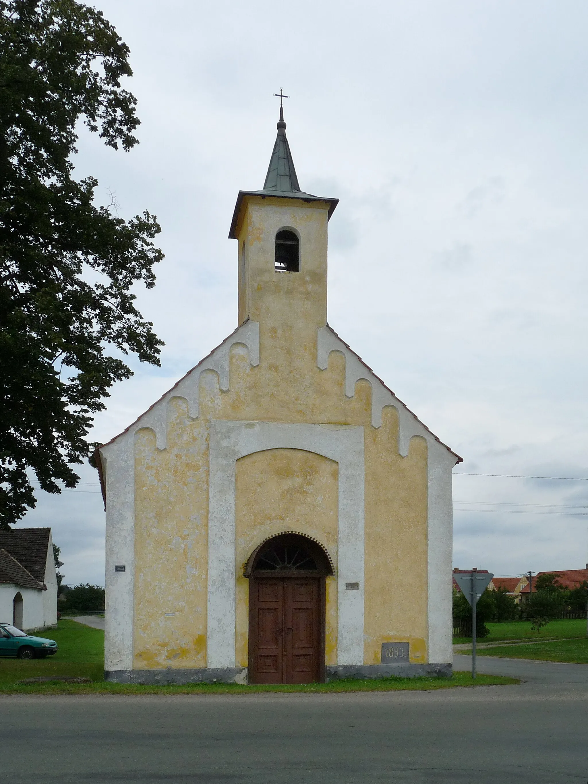 Photo showing: Chapel1 in Vlastiboř, Tábor district, Czech Republic, dated 1893